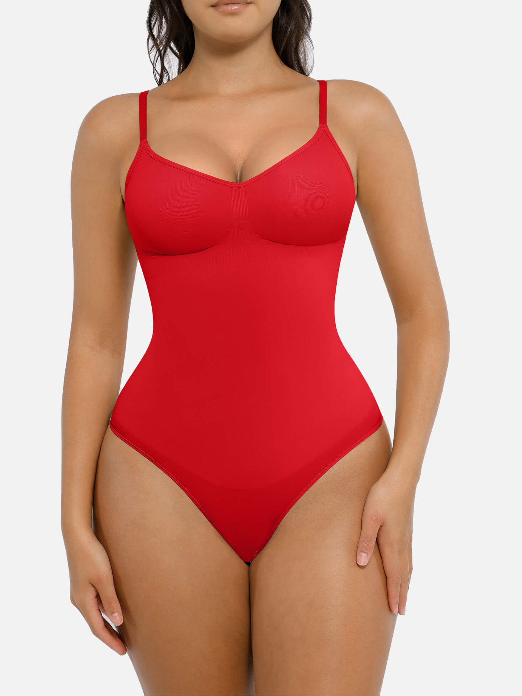 Tummy Control Seamless Thong Bodysuit