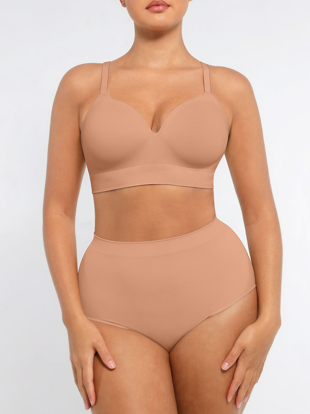 Wireless Push-Up Seamless Comfort Full Coverage Bra