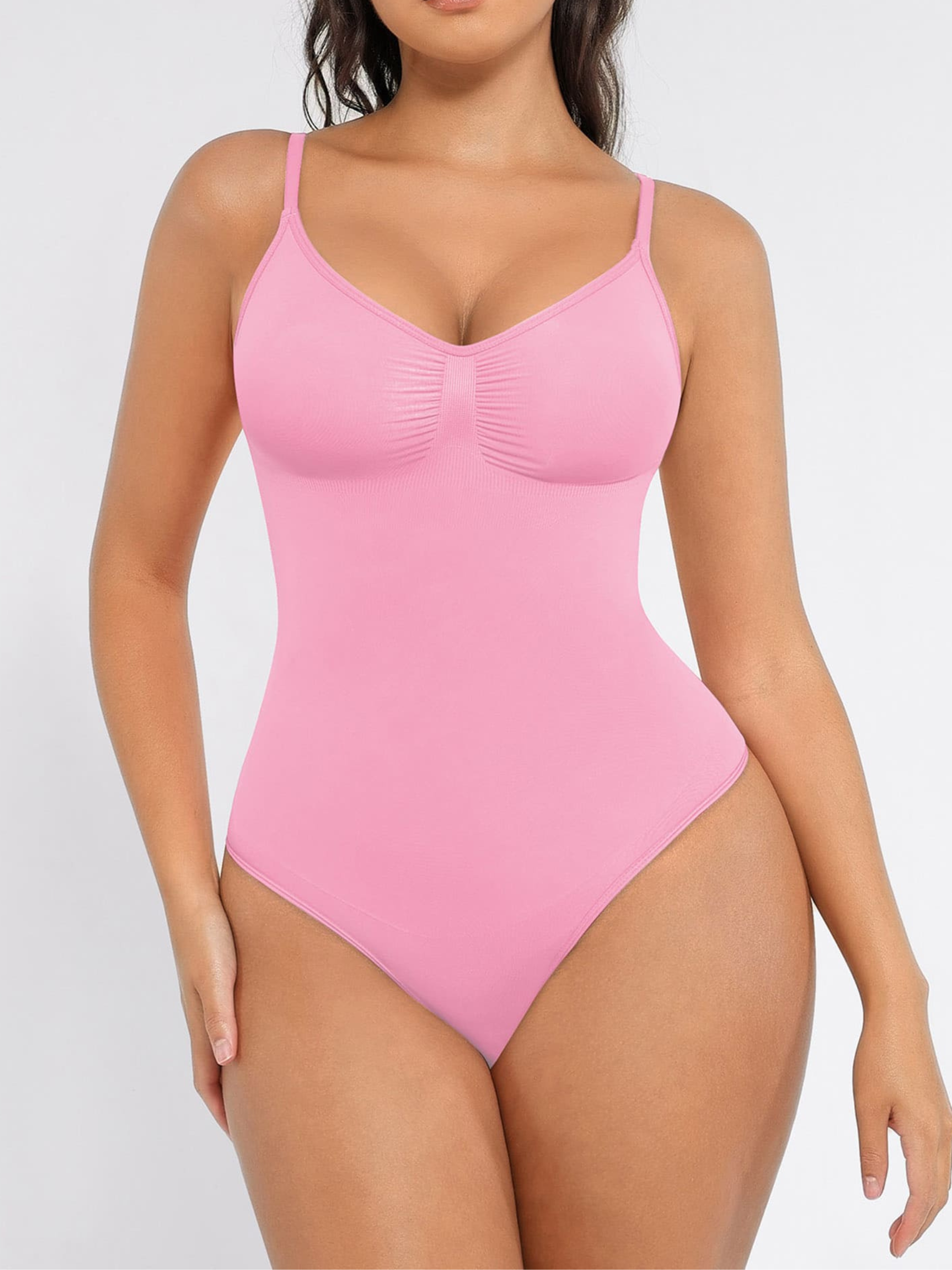 Tummy Control Seamless Thong Bodysuit