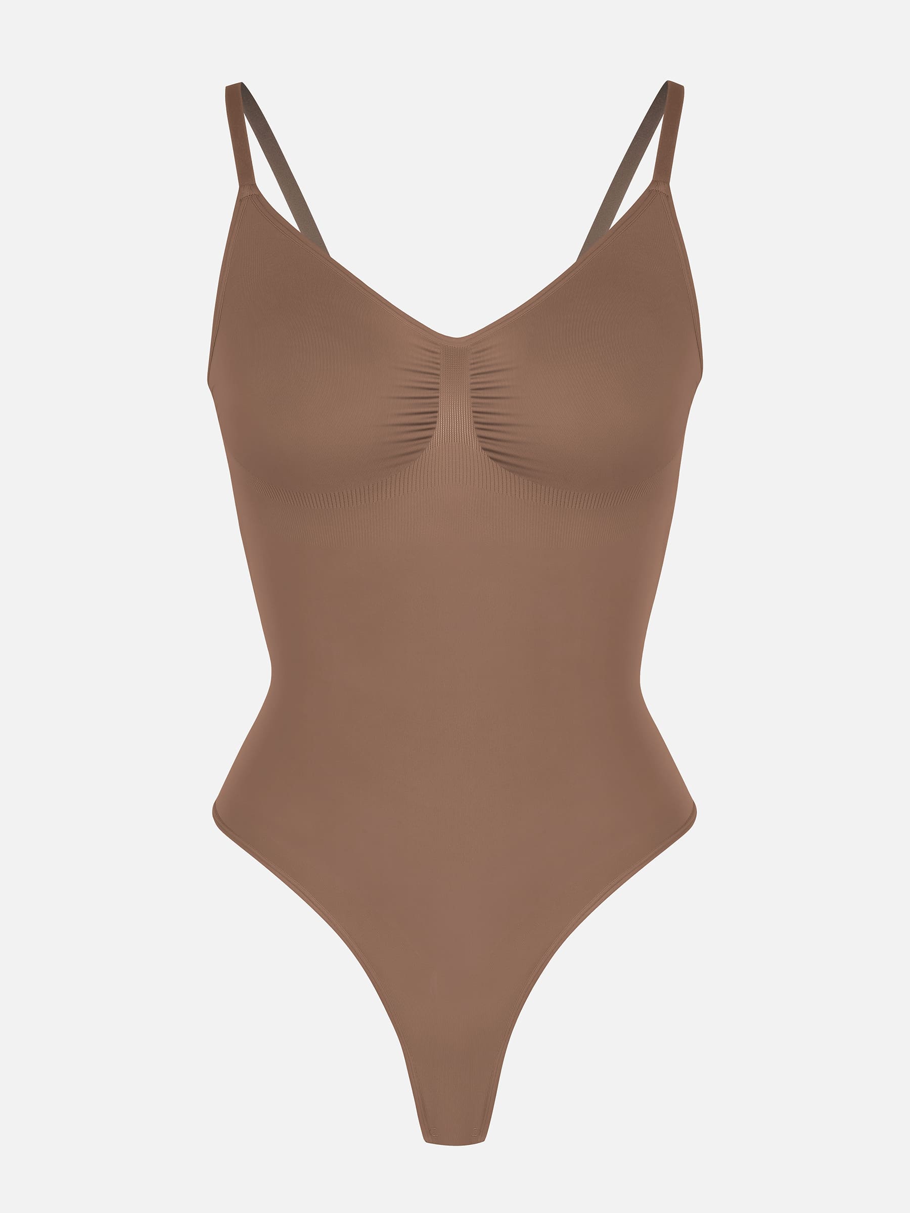 Tummy Control Seamless Thong Bodysuit