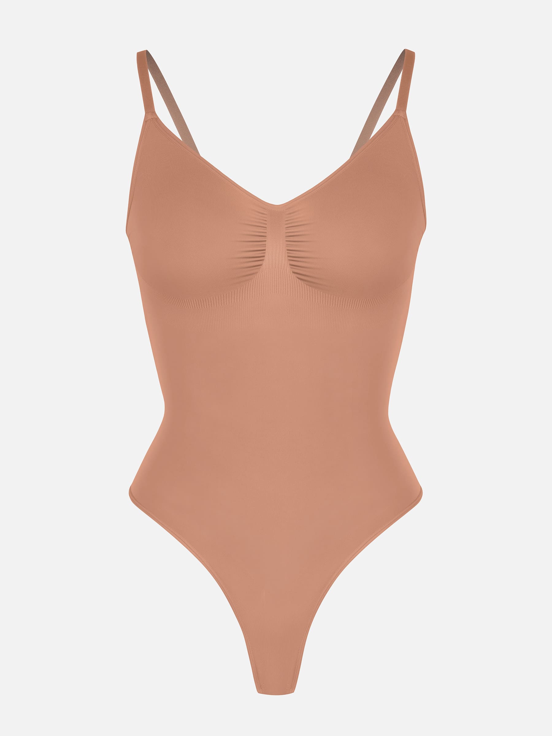Tummy Control Seamless Thong Bodysuit