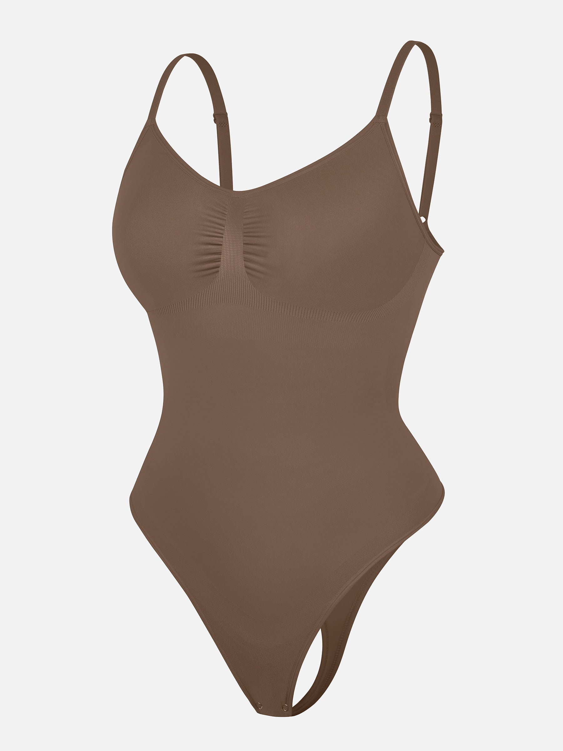 Tummy Control Seamless Thong Bodysuit