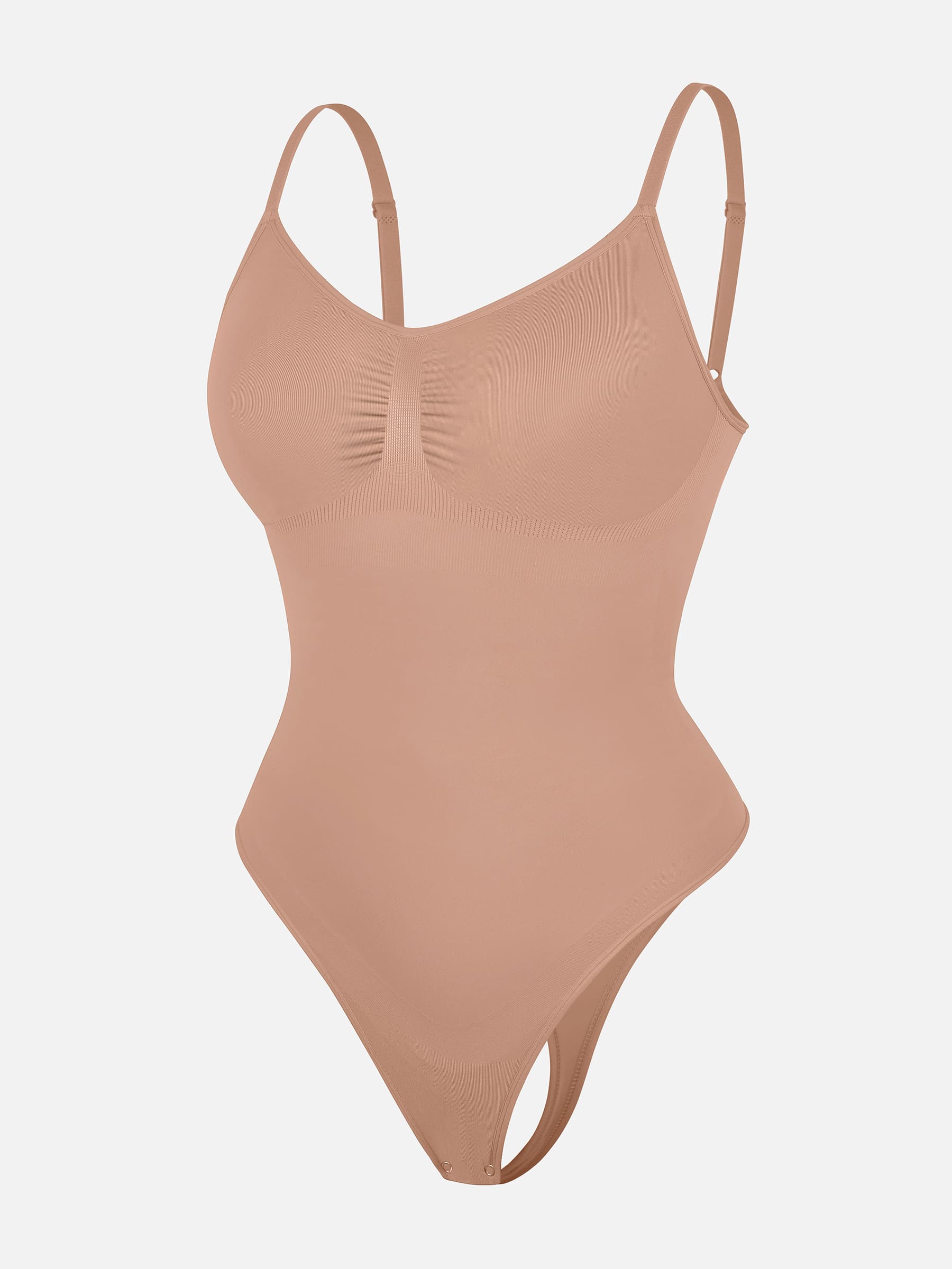 Tummy Control Seamless Thong Bodysuit