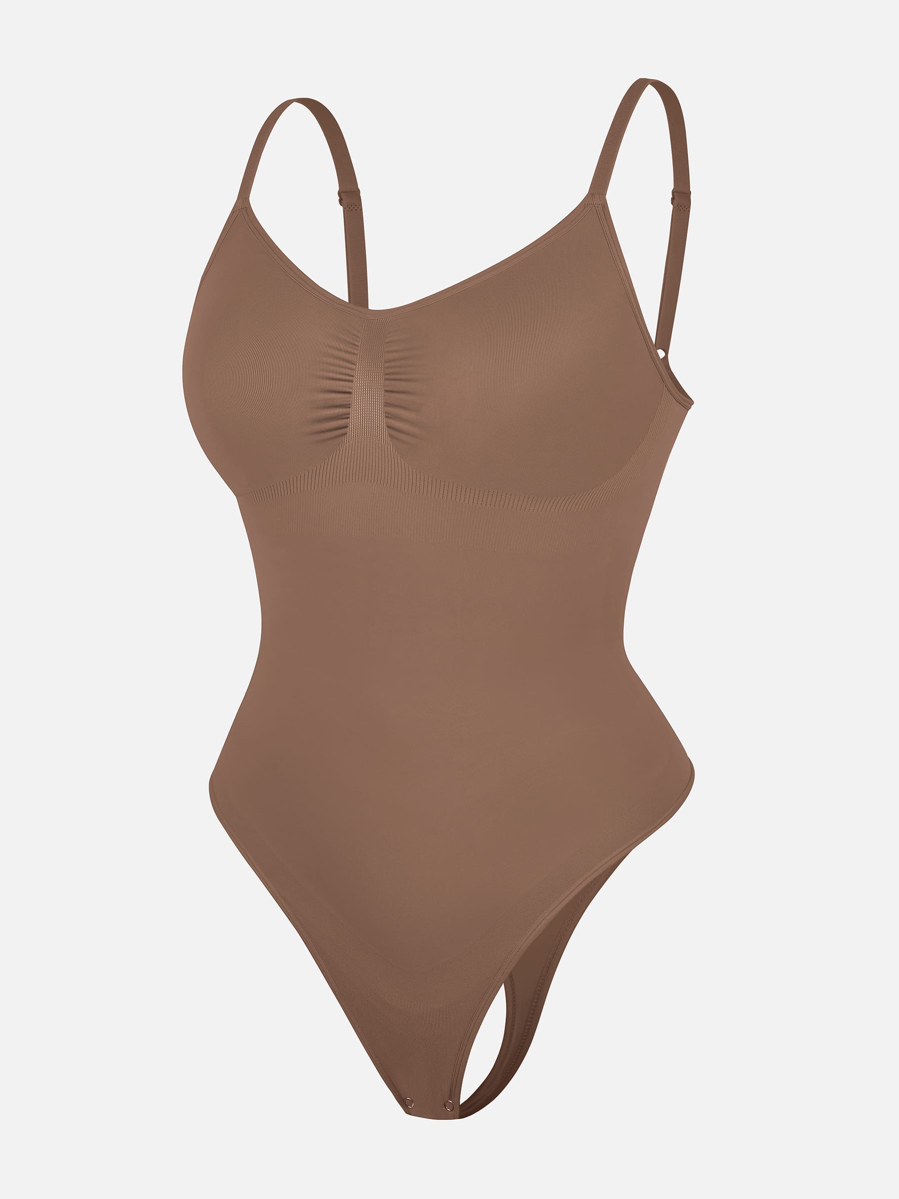 Tummy Control Seamless Thong Bodysuit