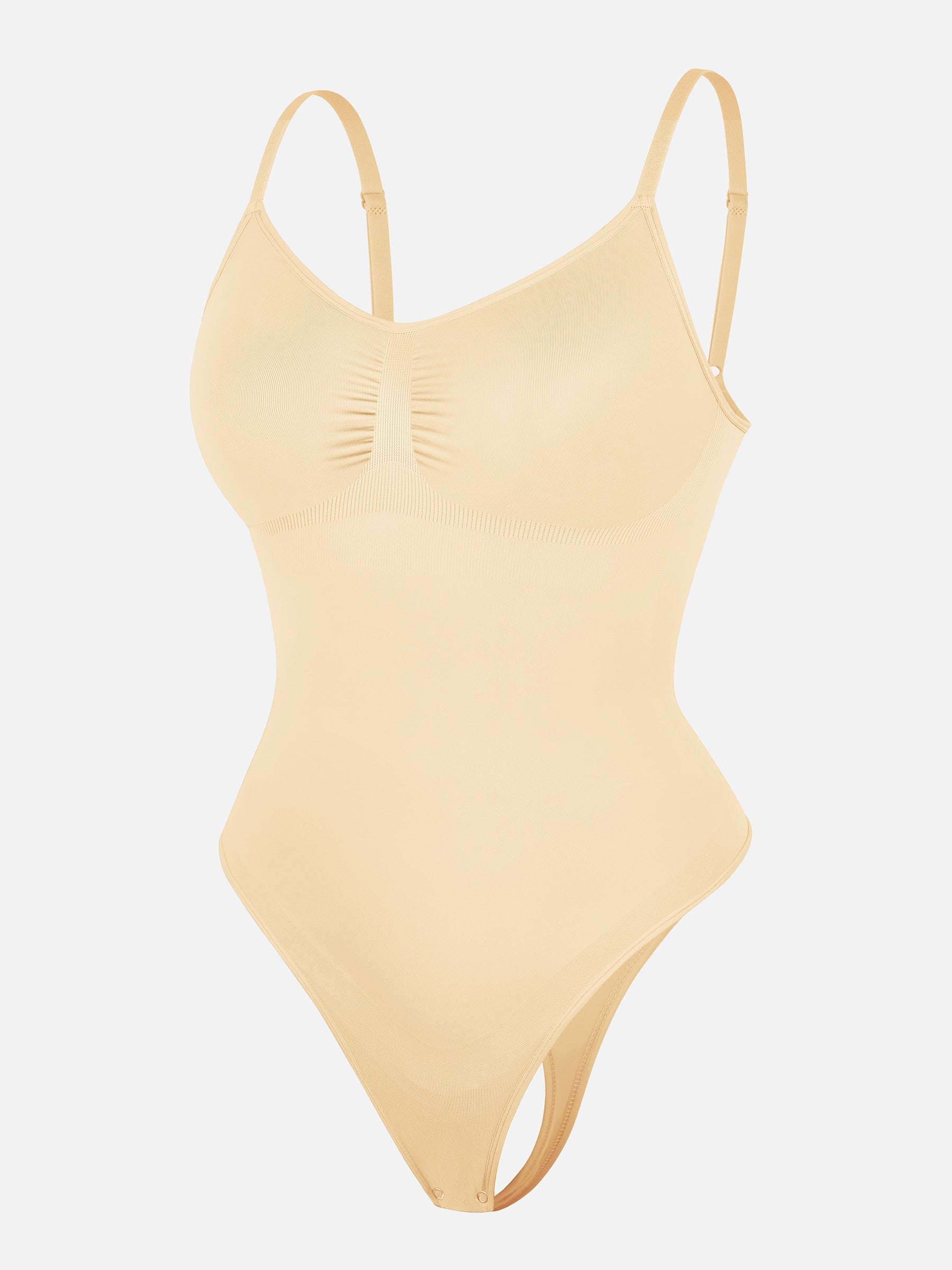 Tummy Control Seamless Thong Bodysuit