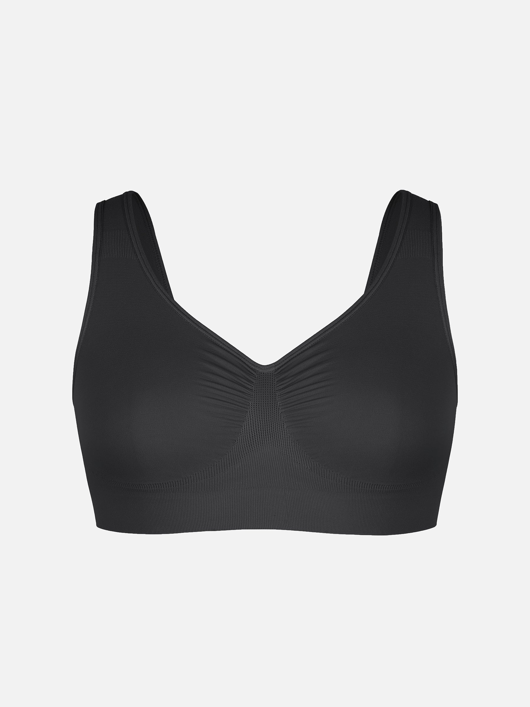 Seamless Wide Straps Bra  & Seamless Tummy Control Brief Set