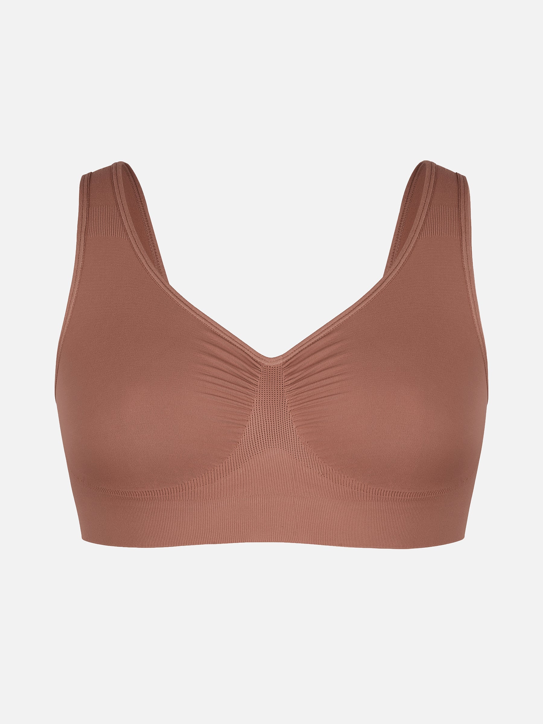 Seamless Wide Straps Bra  & Seamless Tummy Control Brief Set