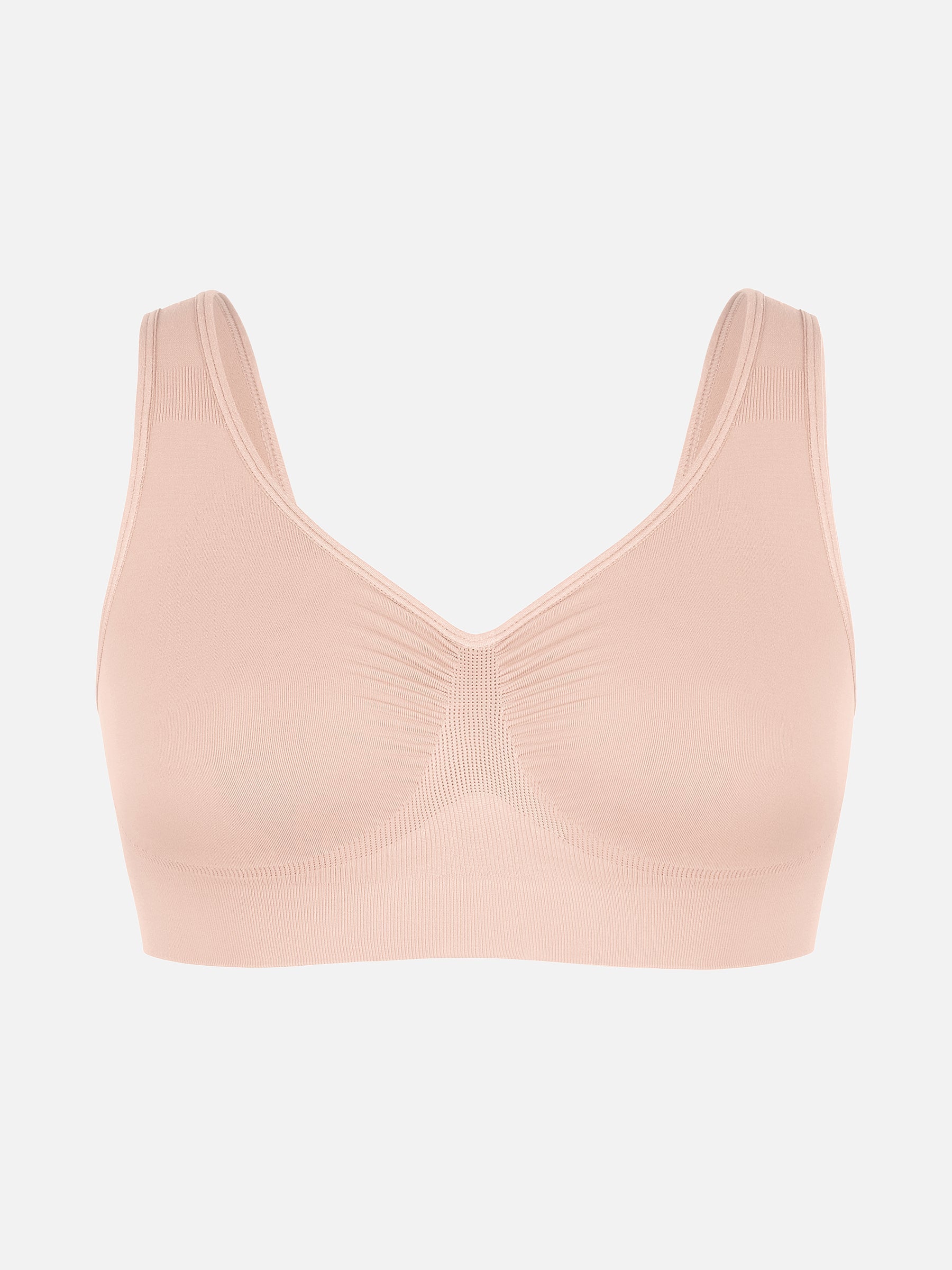 Seamless Wide Straps Bra  & Seamless Tummy Control Brief Set