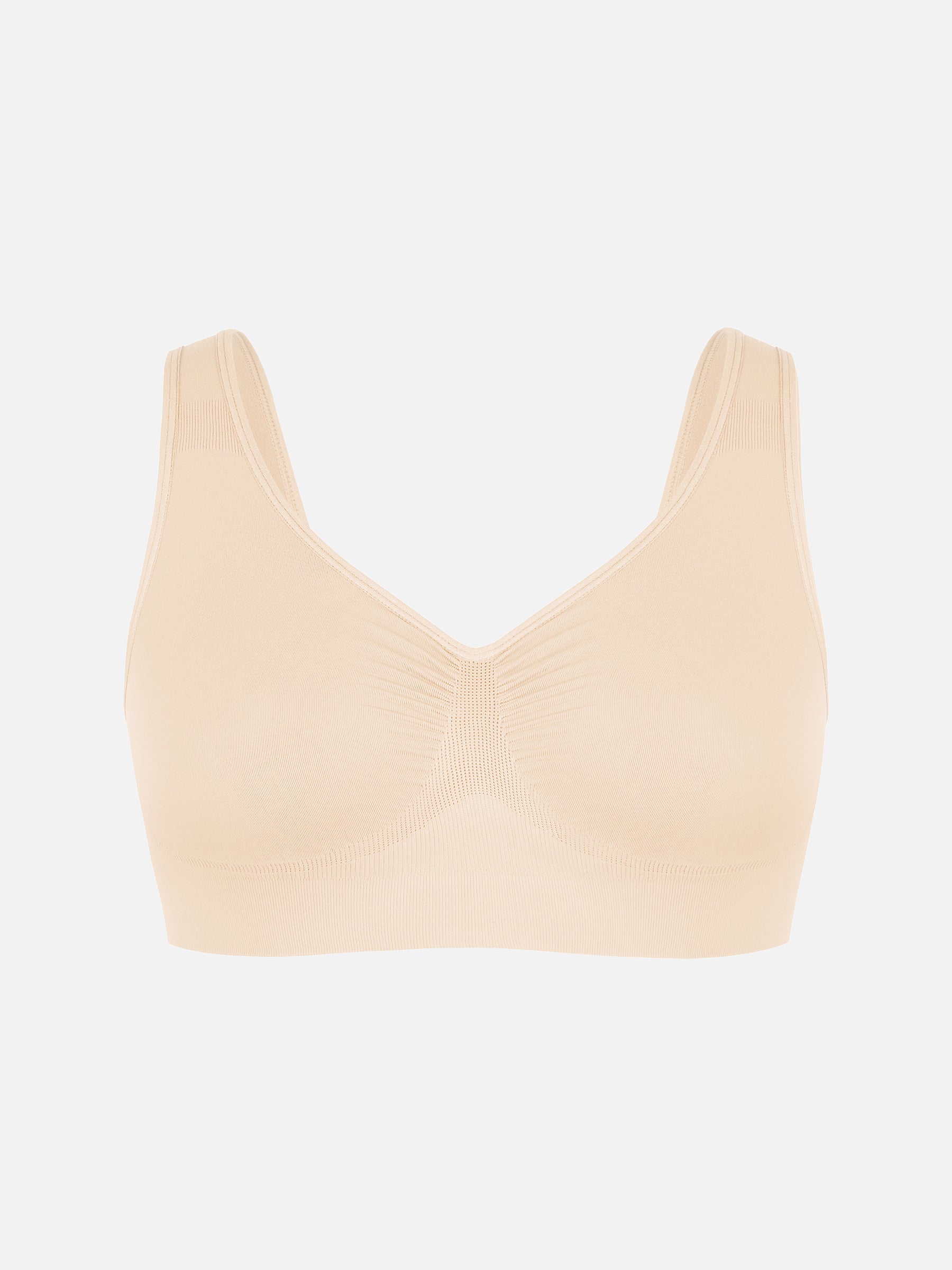 Seamless Wide Straps Bra  & Seamless Tummy Control Brief Set