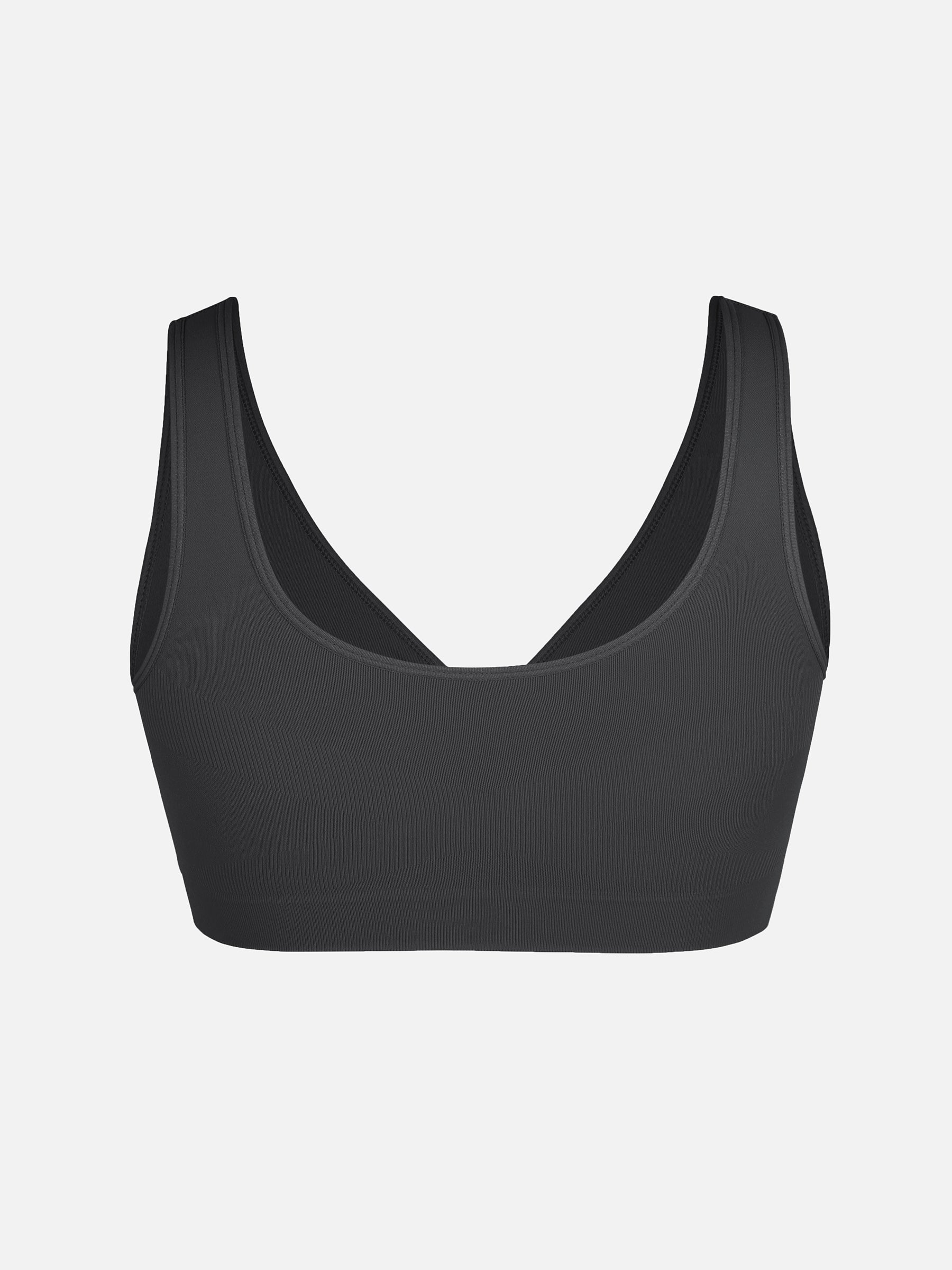 Seamless Wide Straps Bra  & Seamless Tummy Control Brief Set