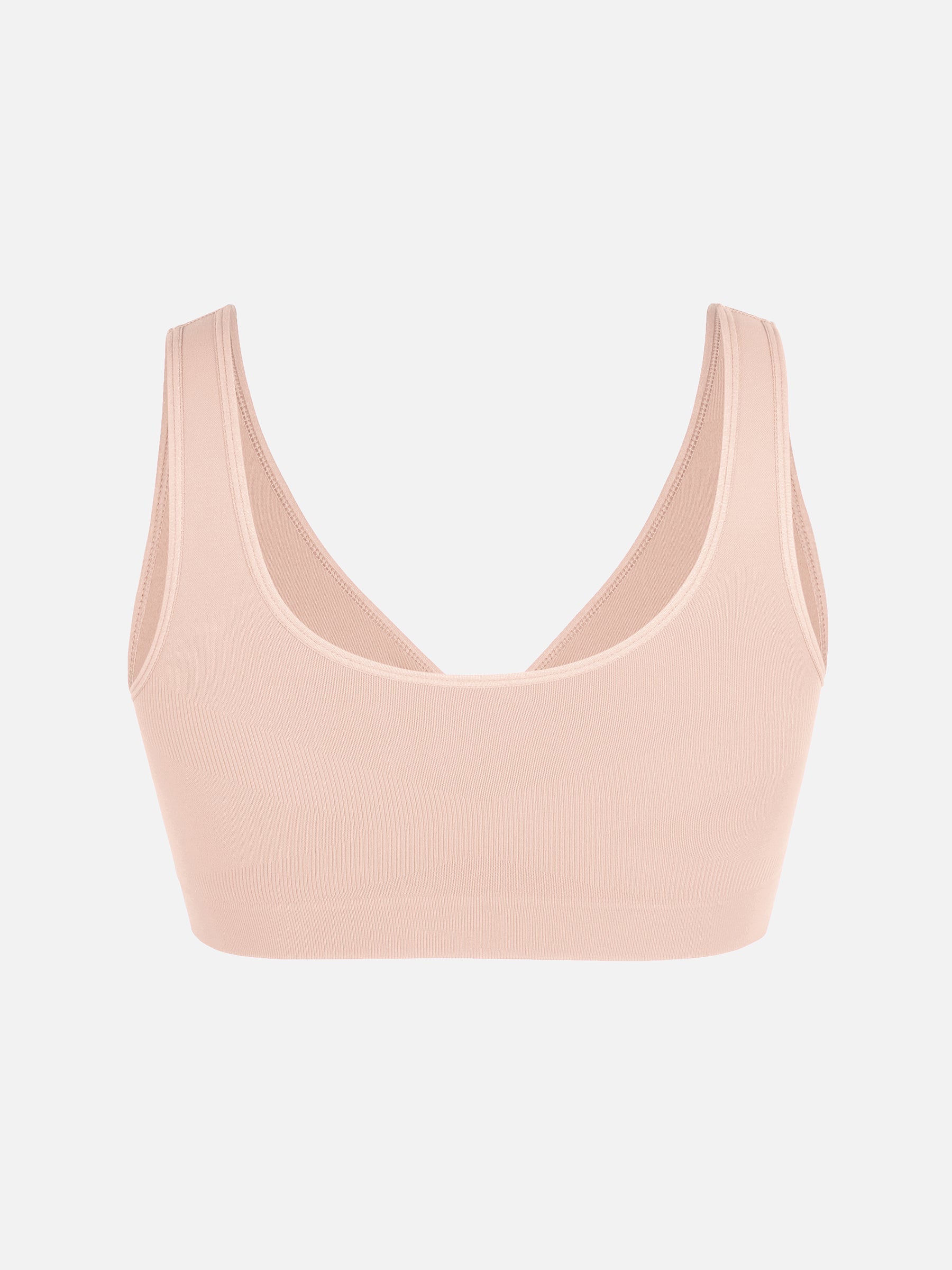 Seamless Wide Straps Bra  & Seamless Tummy Control Brief Set