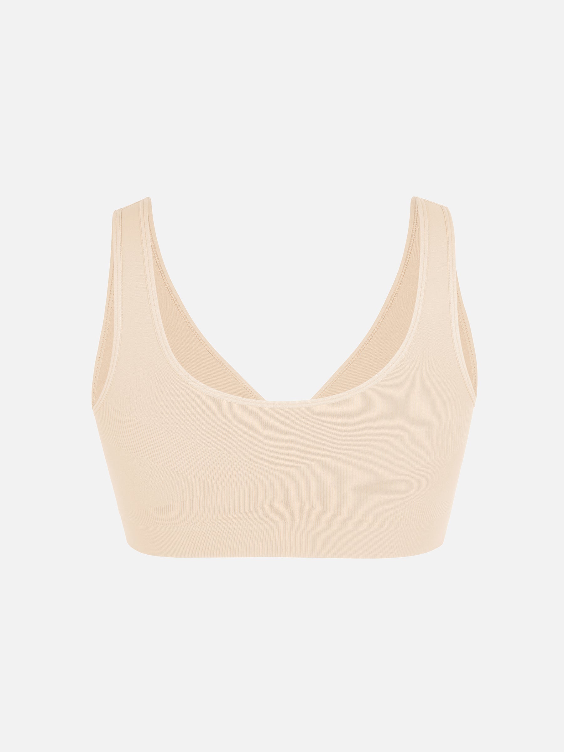 Seamless Wide Straps Bra  & Seamless Tummy Control Brief Set