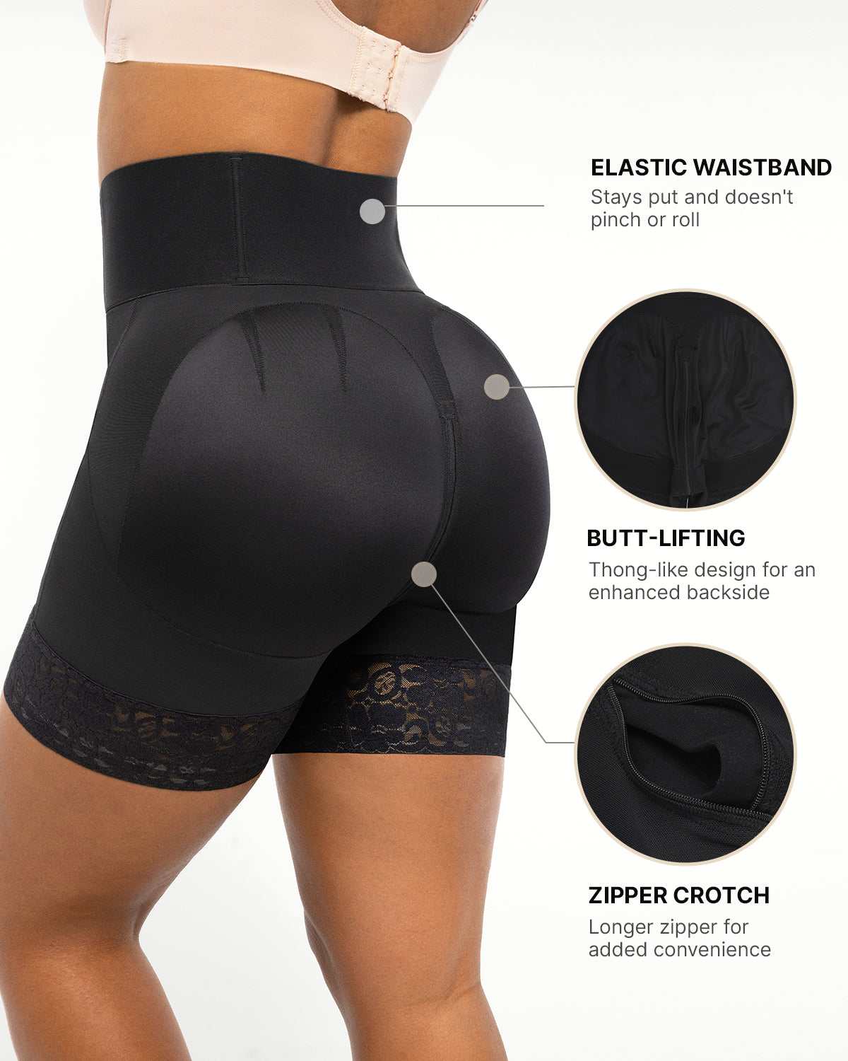 Butt lift  Boned Sculpt High-Waisted Short