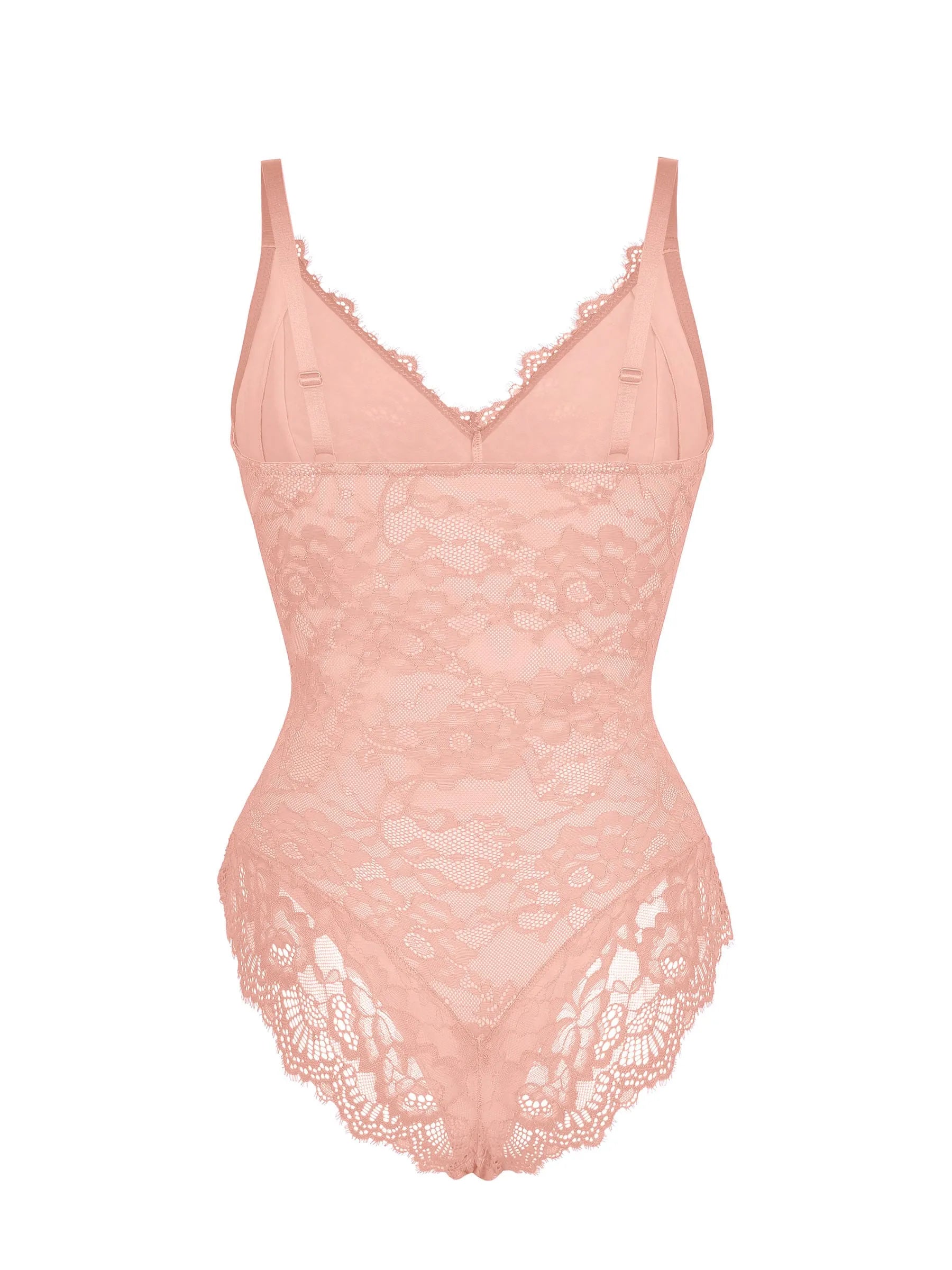 Lya wear Lace V Neck Full Bodysuit