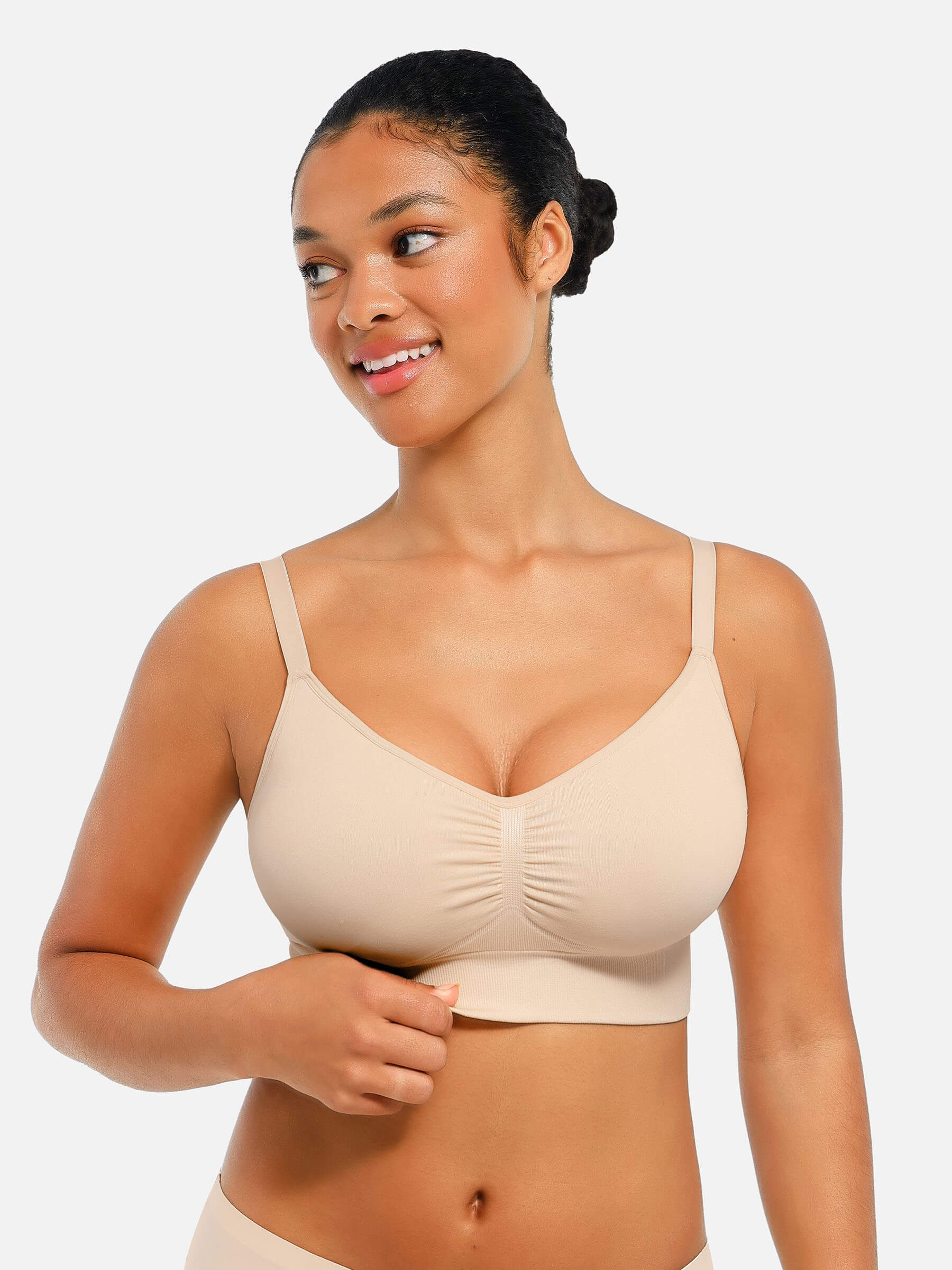 Seamless Everyday Bra with Built-In Soft Padding