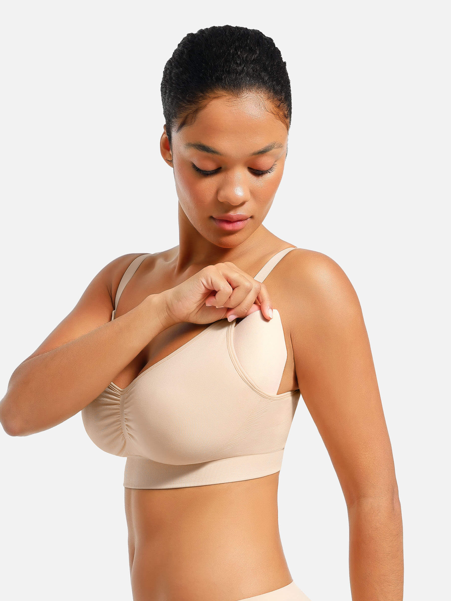Seamless Everyday Bra with Built-In Soft Padding