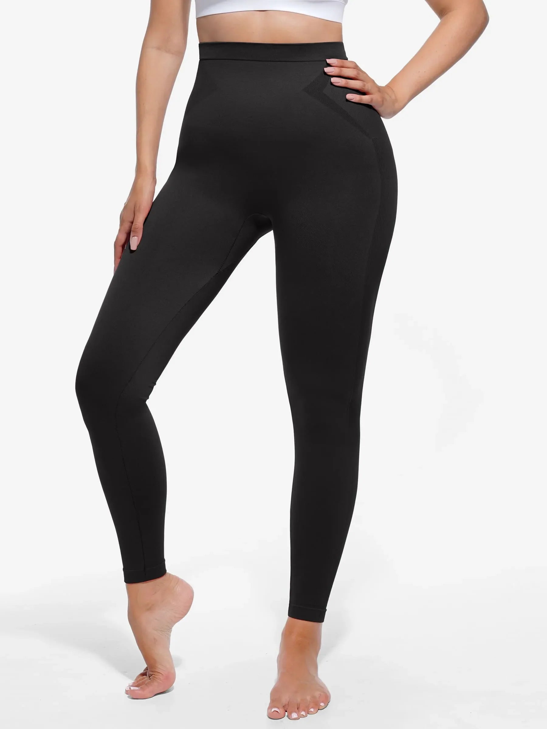 Lya wears High-Waist Shaping Leggings