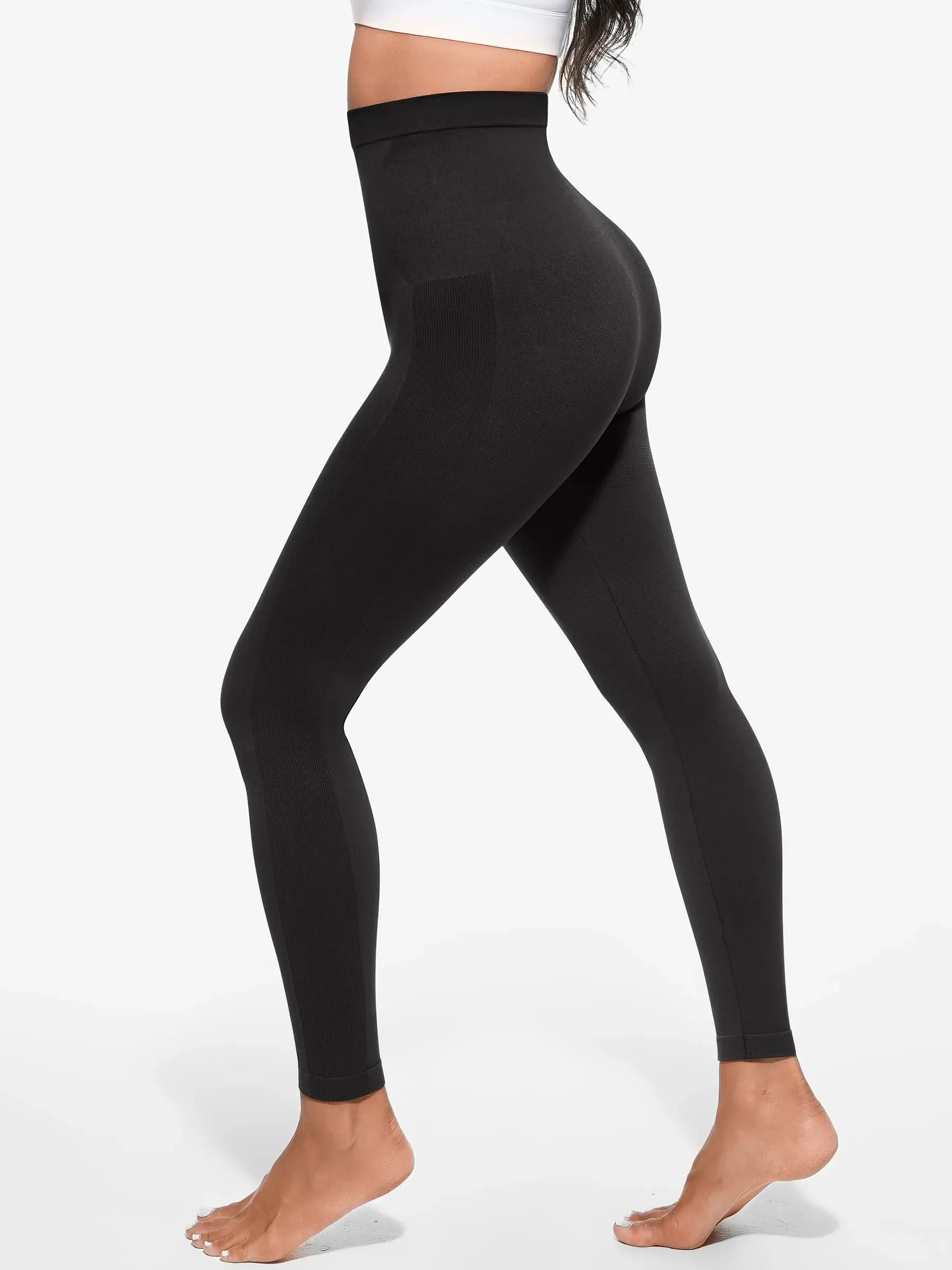 Lya wears High-Waist Shaping Leggings