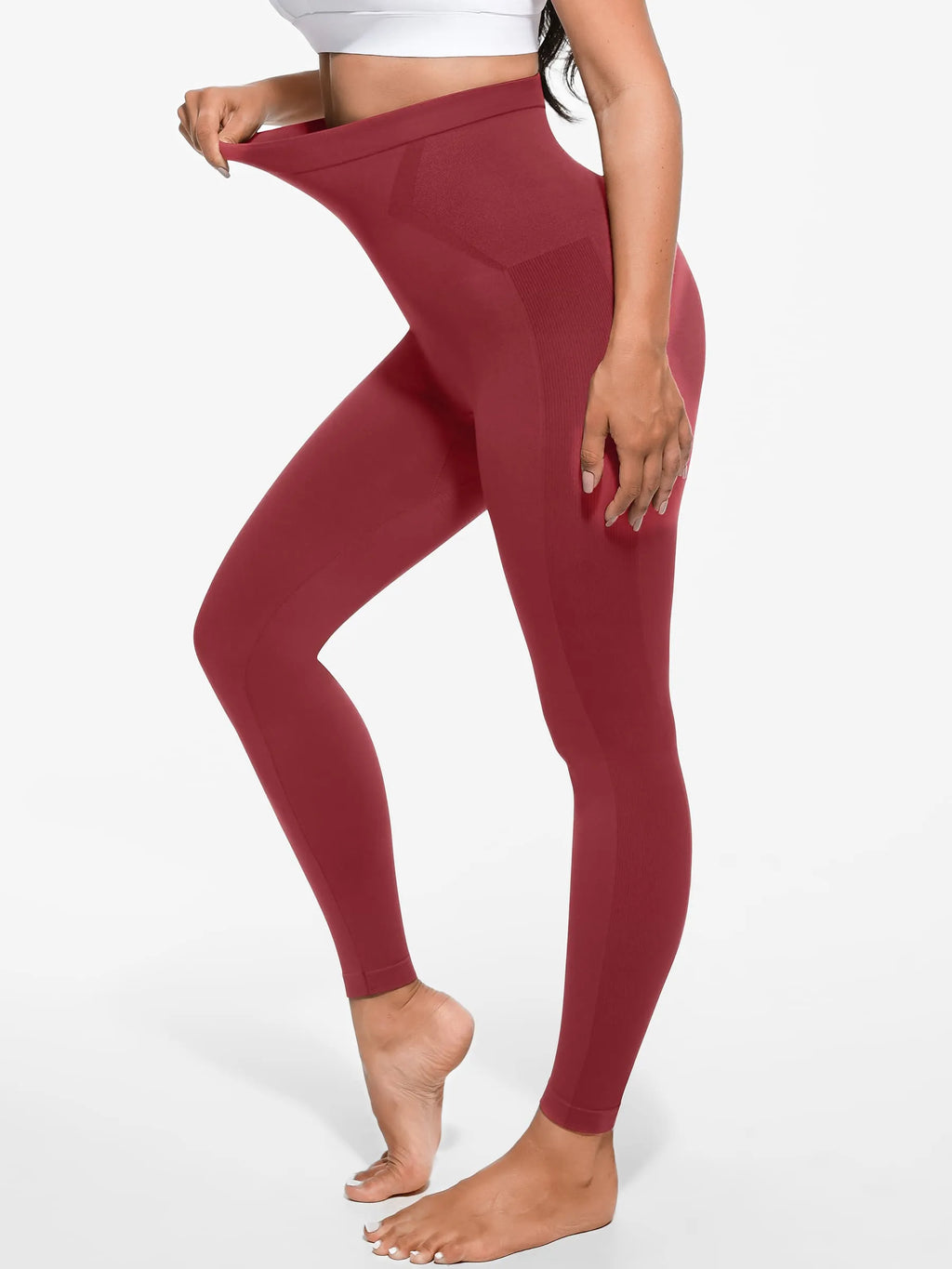 Lya wears High-Waist Shaping Leggings