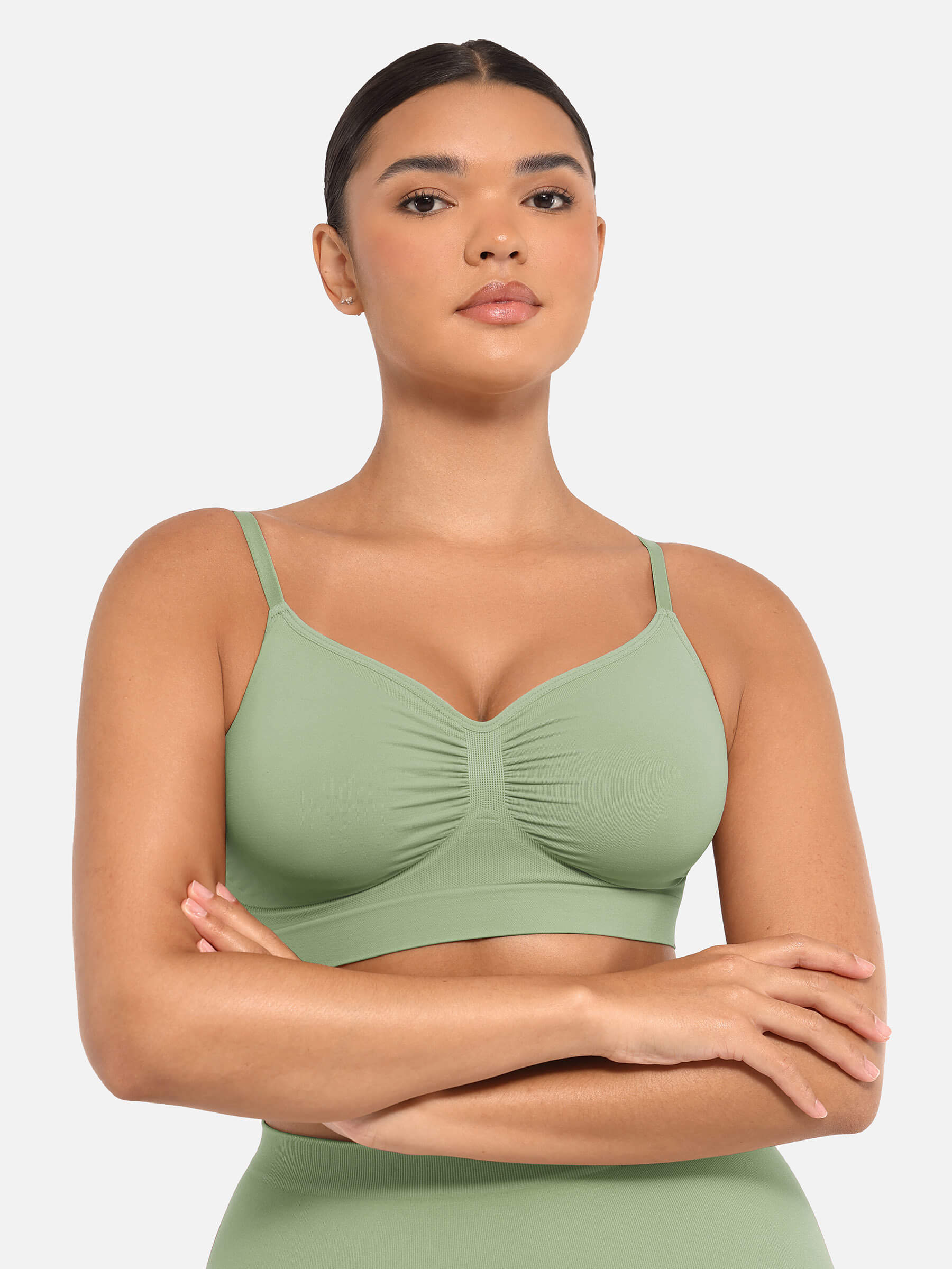 Wireless Bra & Seamless Tummy Control Brief Set