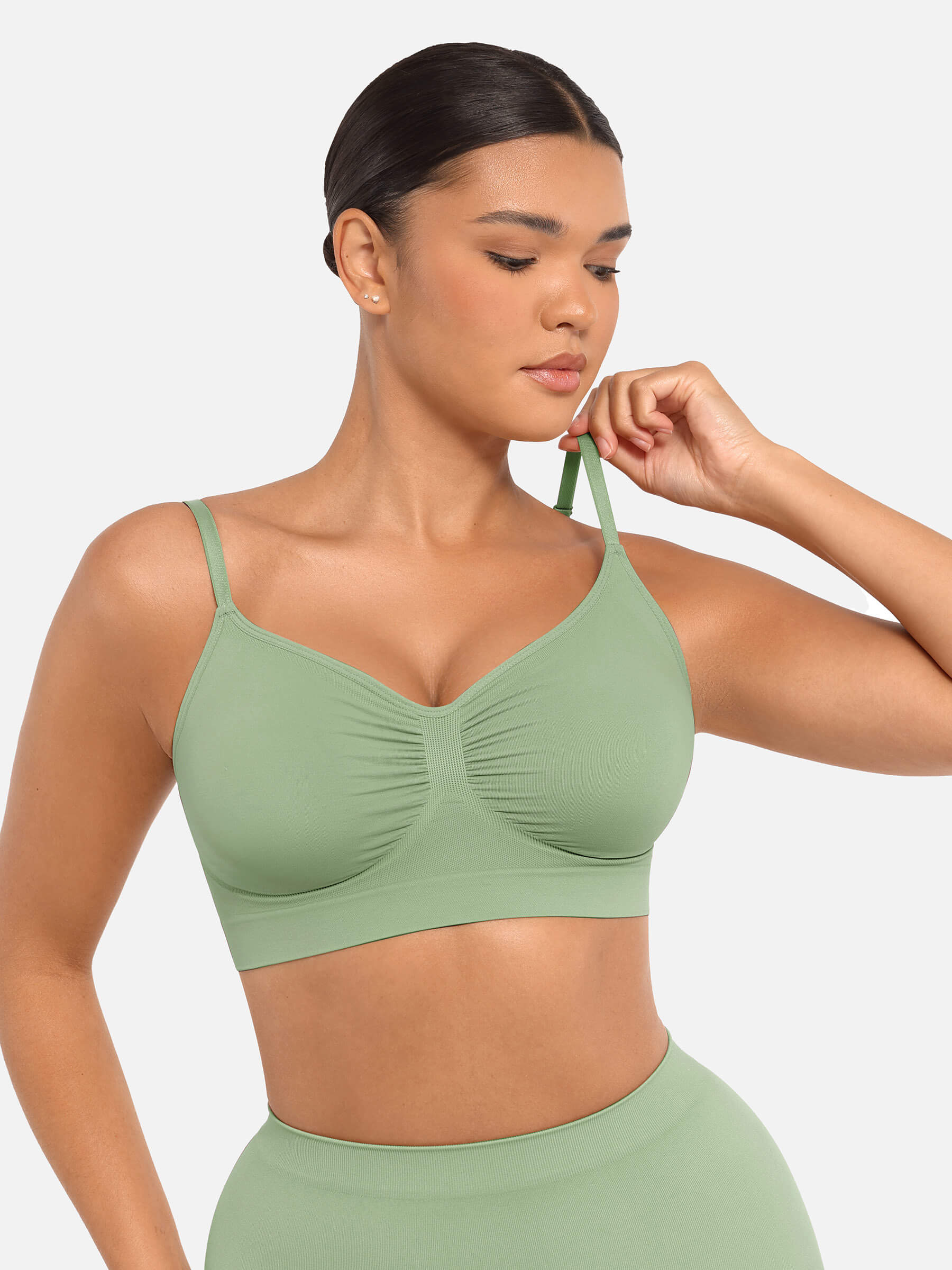 Wireless Bra & Seamless Tummy Control Brief Set