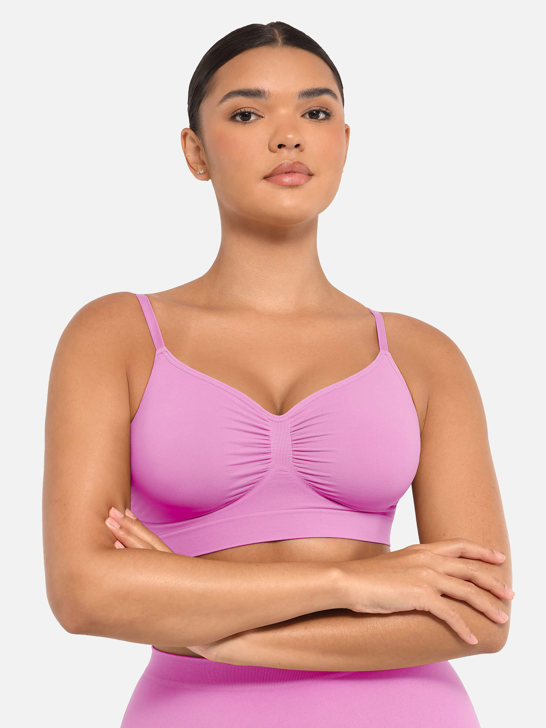 Wireless Bra & Seamless Tummy Control Brief Set