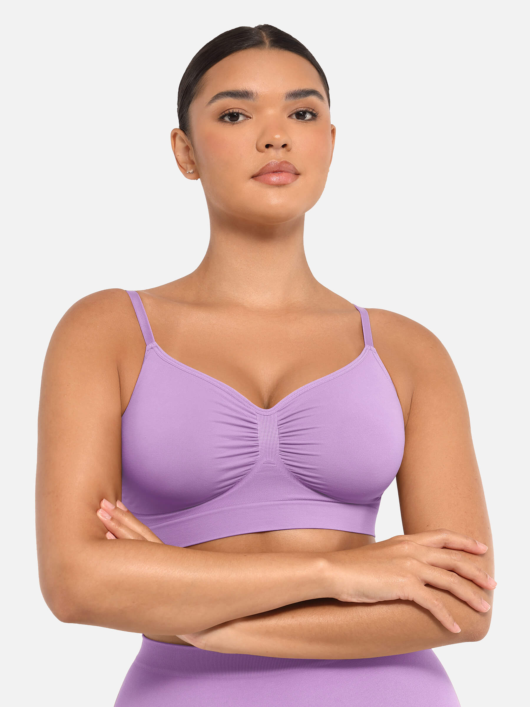 Wireless Bra & Seamless Tummy Control Brief Set