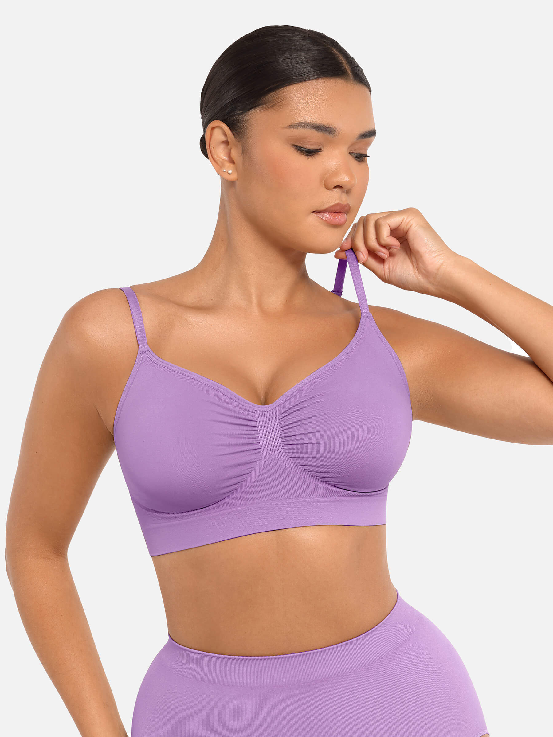 Wireless Bra & Seamless Tummy Control Brief Set