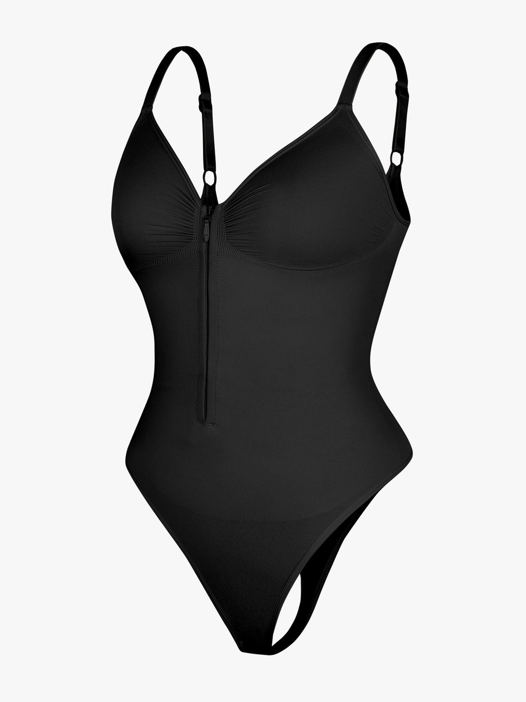 Lyawears Tummy Control Seamless Zipper Shaping Bodysuit