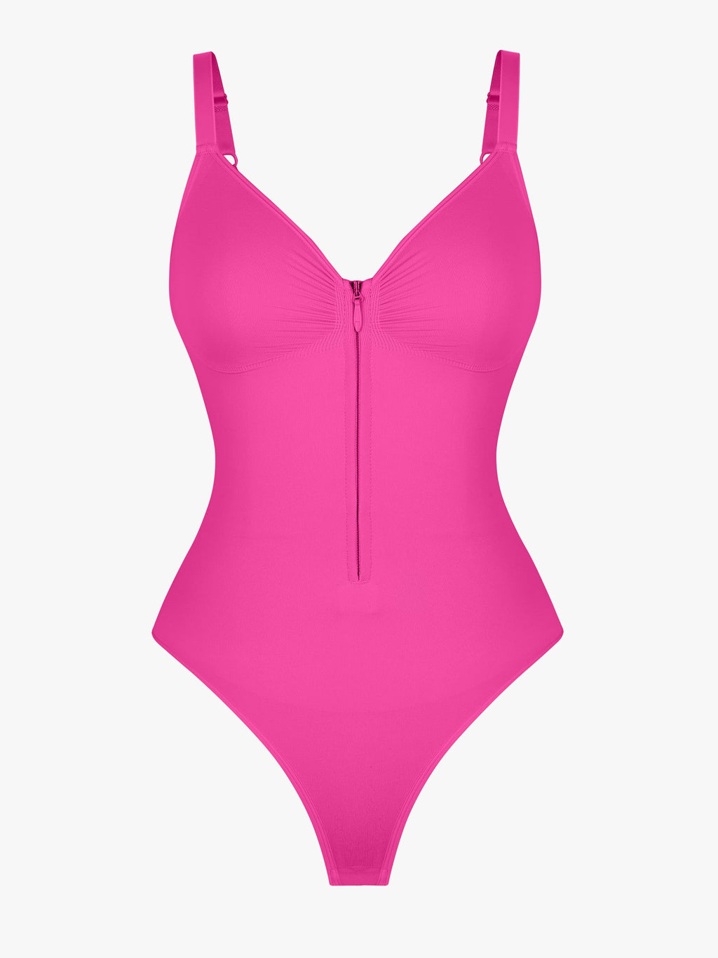 Lyawears Tummy Control Seamless Zipper Shaping Bodysuit