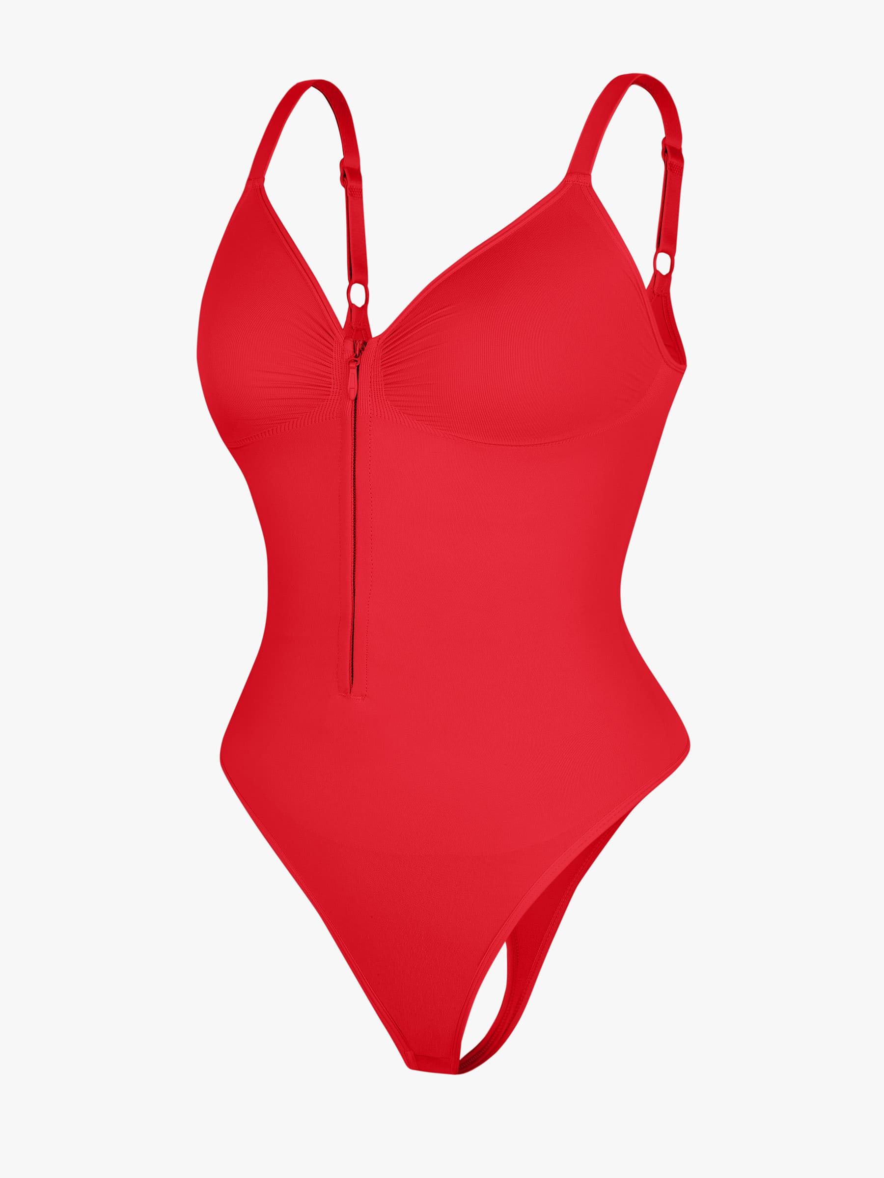 Lyawears Tummy Control Seamless Zipper Shaping Bodysuit
