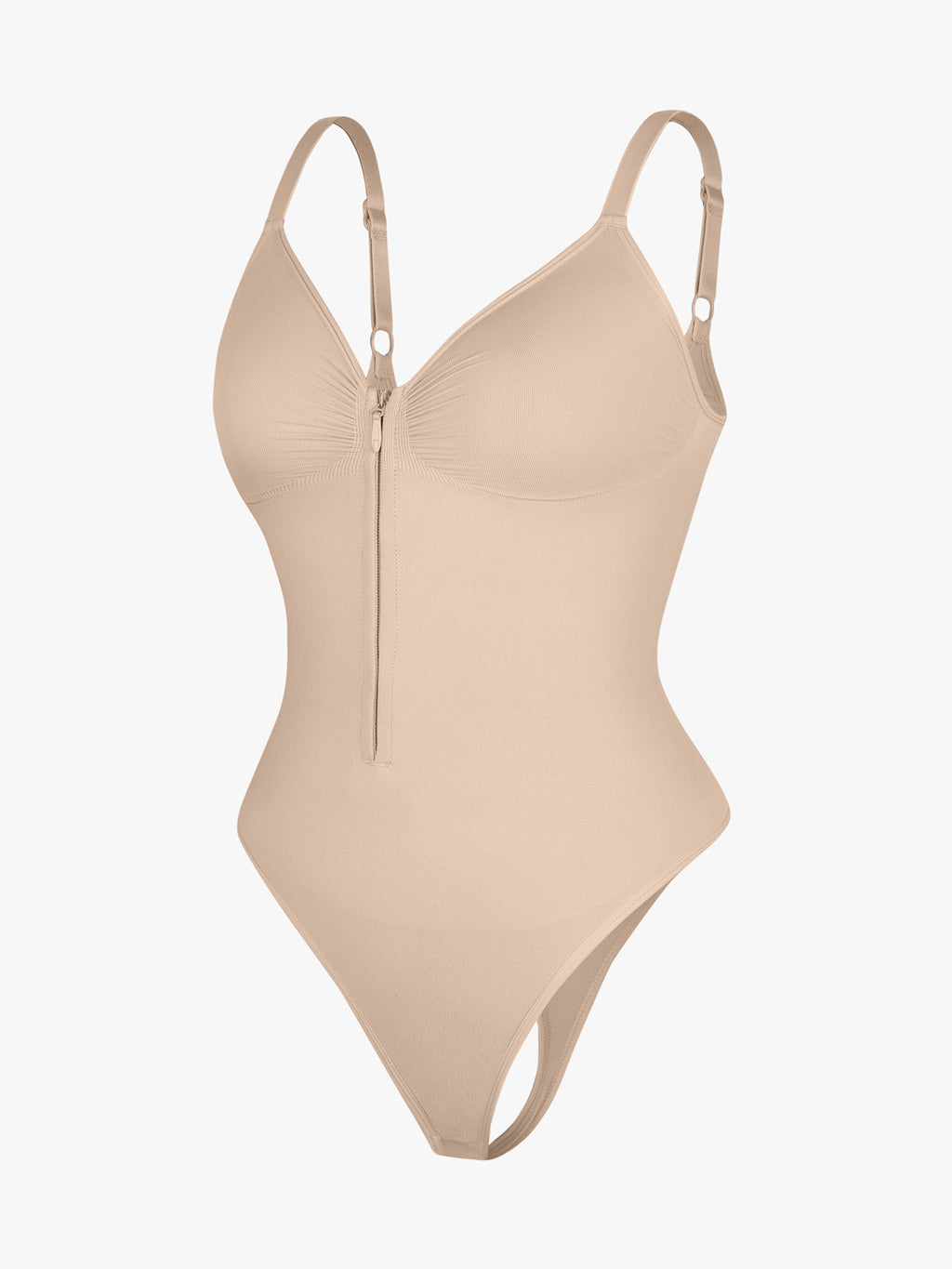 Lyawears Tummy Control Seamless Zipper Shaping Bodysuit