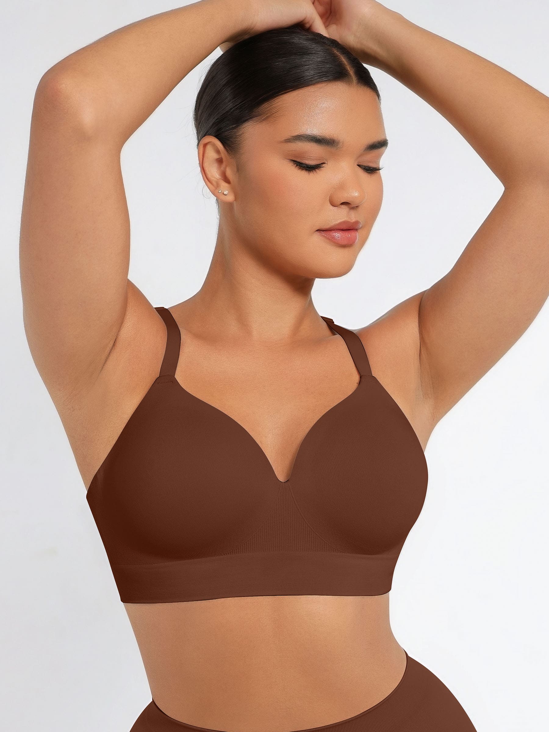 Wireless Push-Up Seamless Comfort Full Coverage Bra