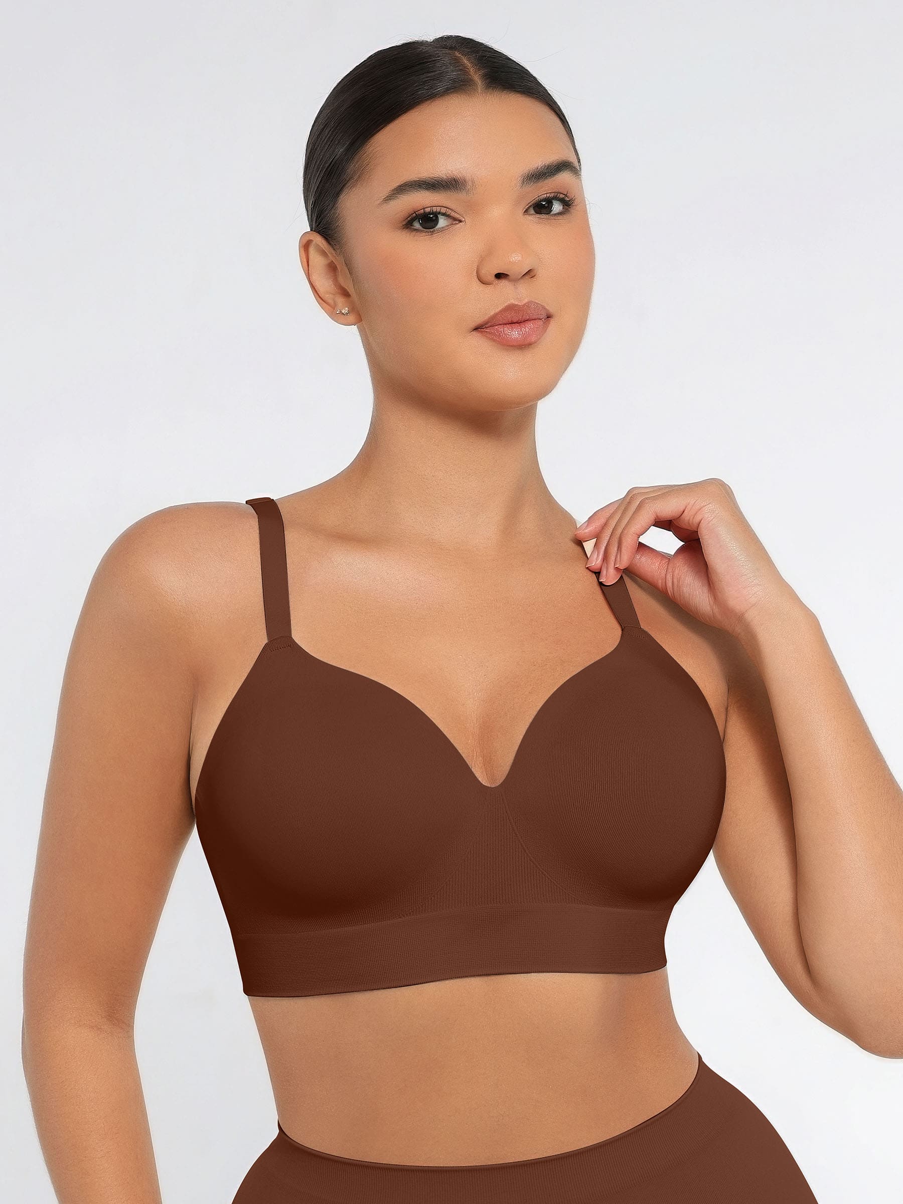 Wireless Push-Up Seamless Comfort Full Coverage Bra
