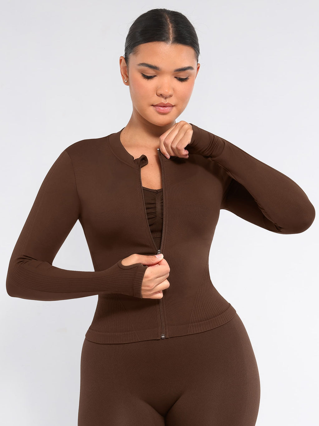 Seamless Long-Sleeve Workout Top