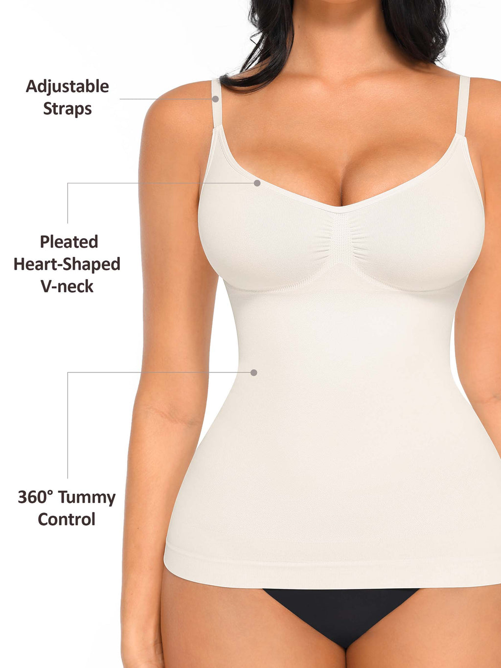 Bust Support Waist and Abdomen Control Shape Tank Top Vest