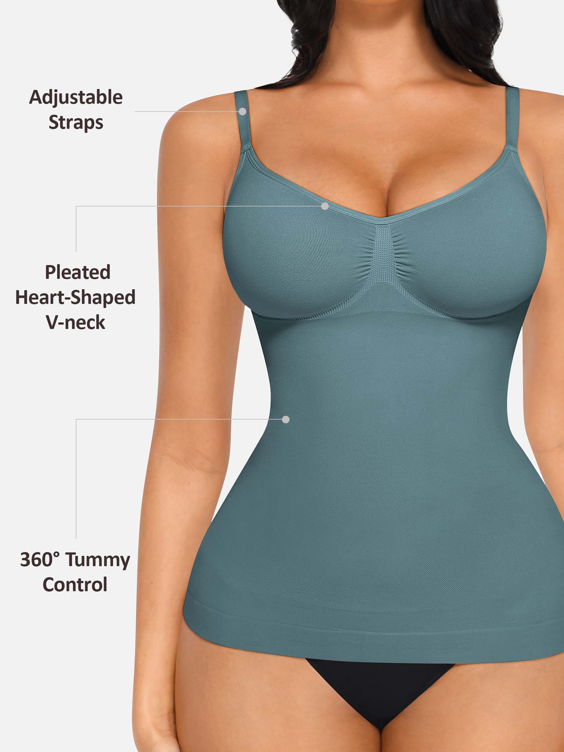Bust Support Waist and Abdomen Control Shape Tank Top Vest