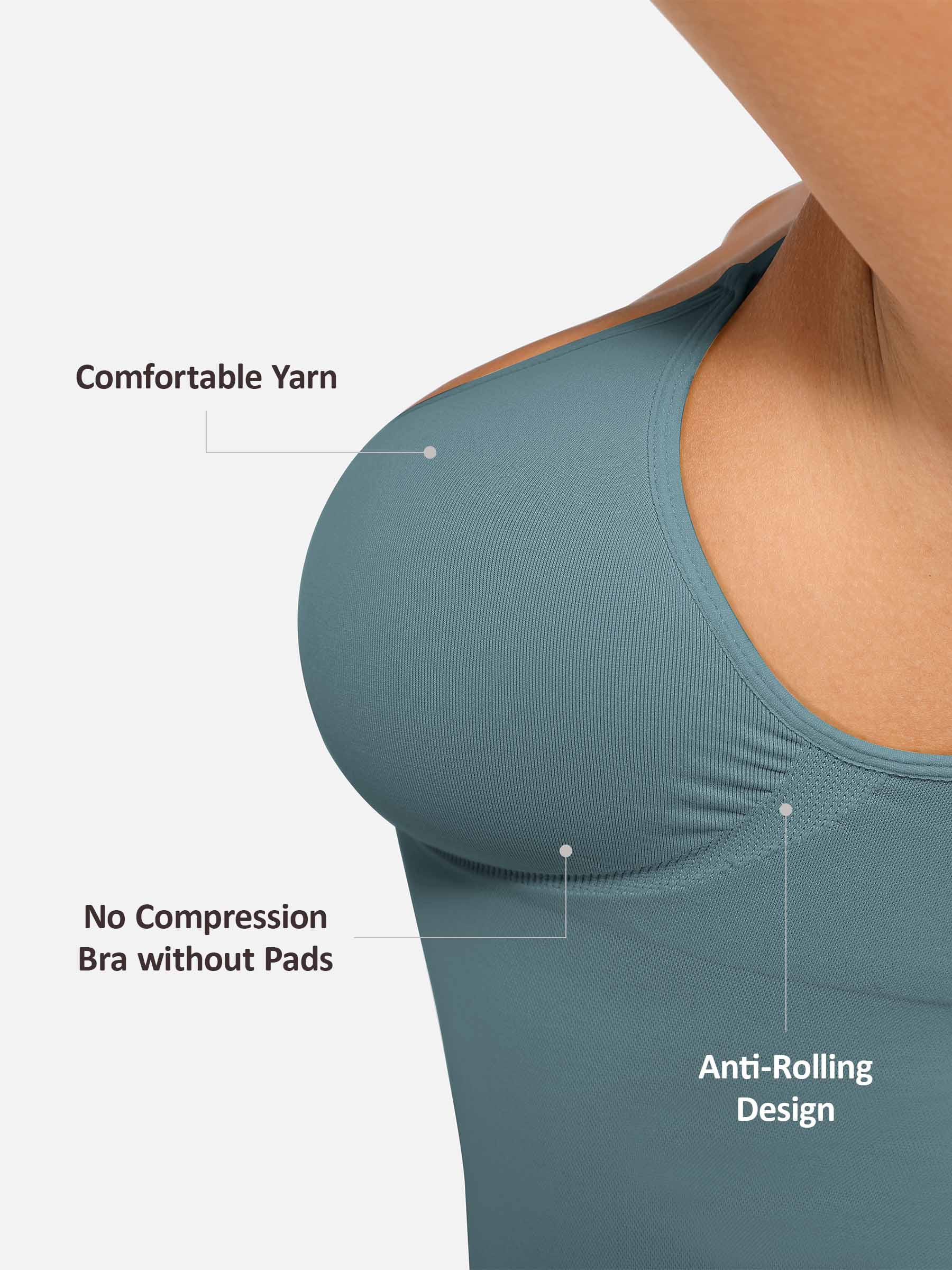 Bust Support Waist and Abdomen Control Shape Tank Top Vest