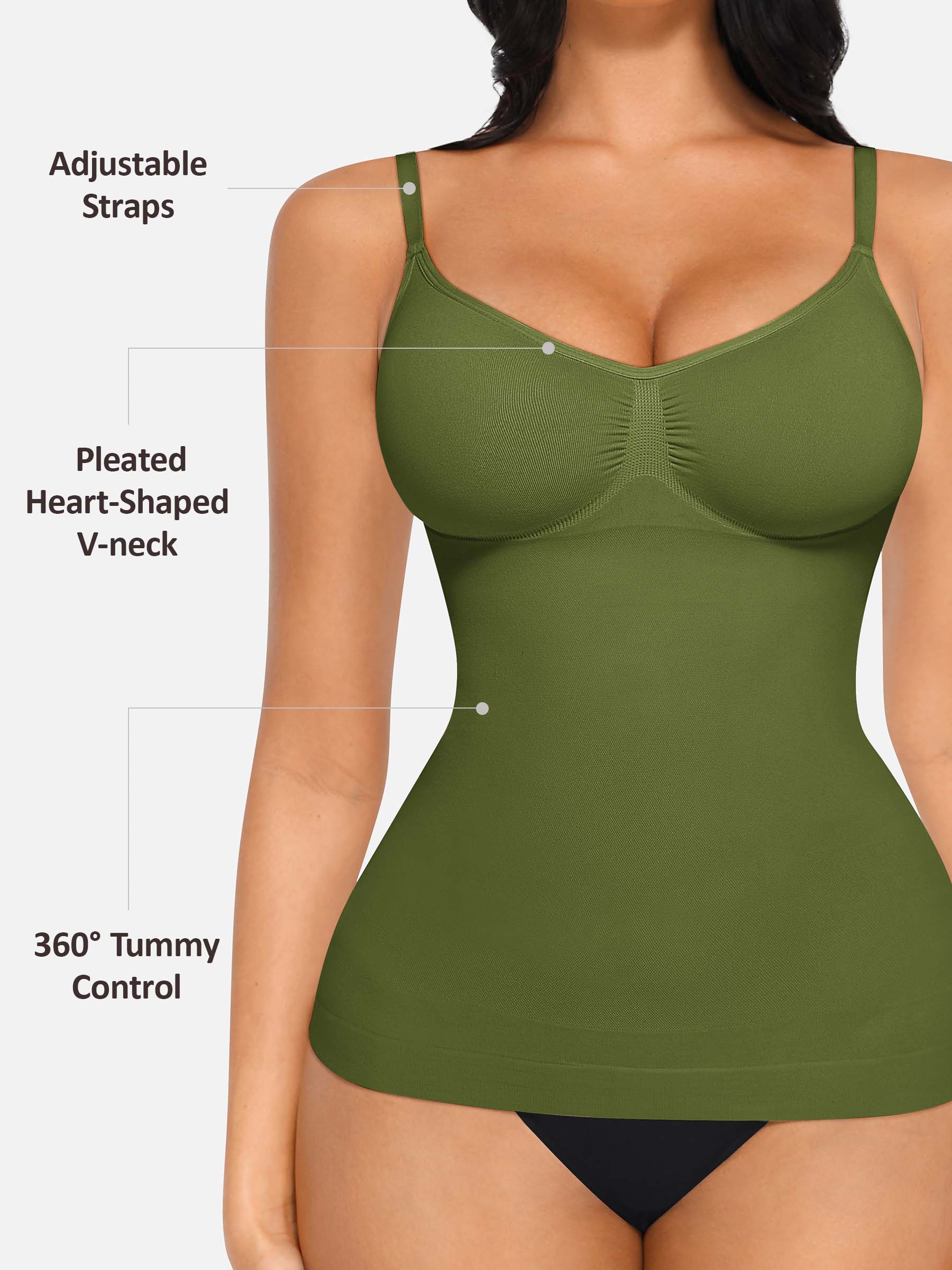 Bust Support Waist and Abdomen Control Shape Tank Top Vest