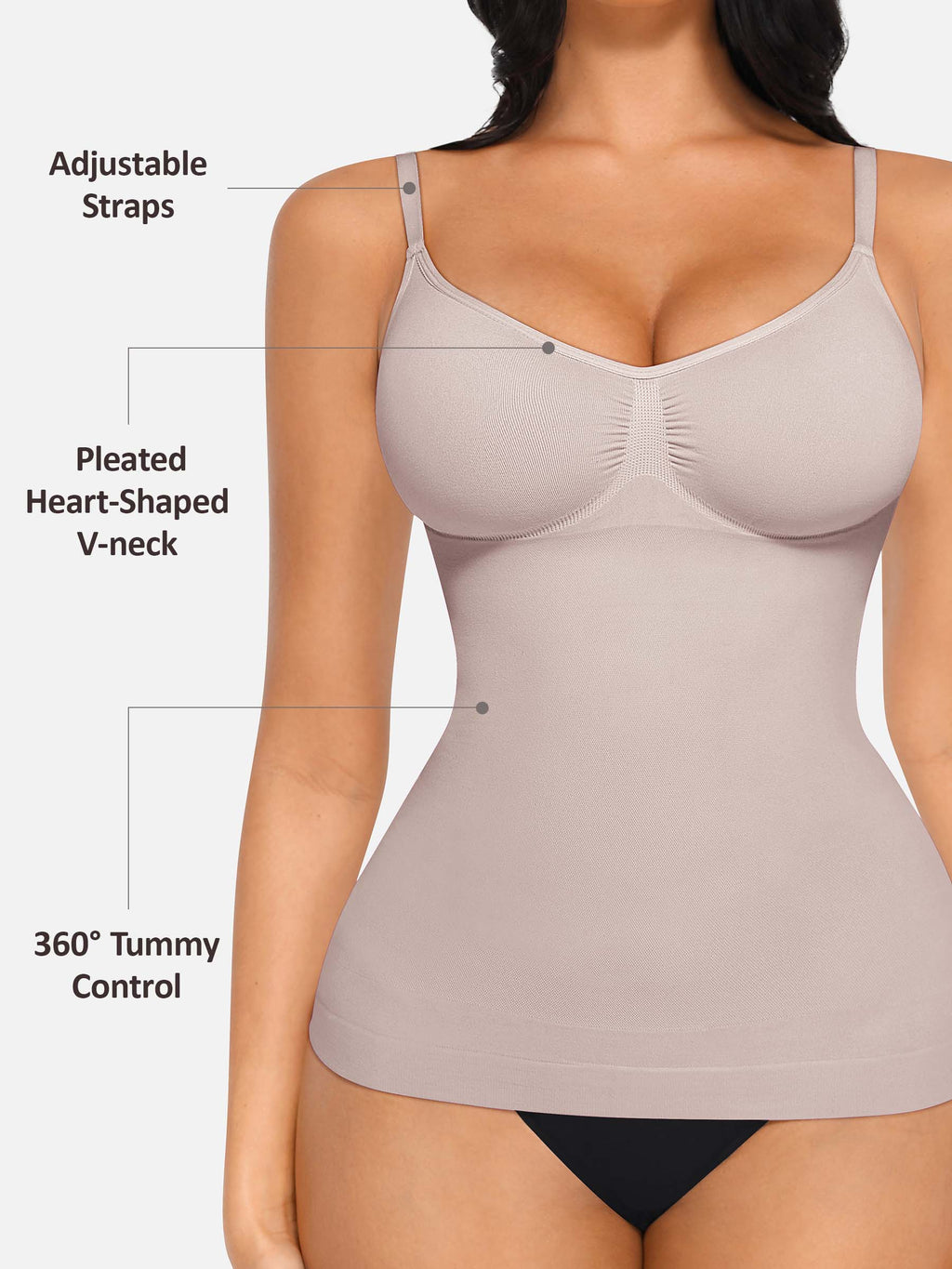 Bust Support Waist and Abdomen Control Shape Tank Top Vest