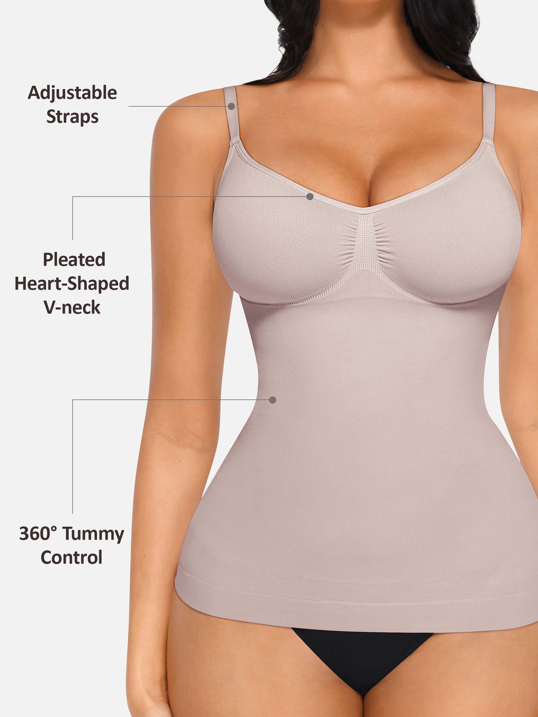 Bust Support Waist and Abdomen Control Shape Tank Top Vest