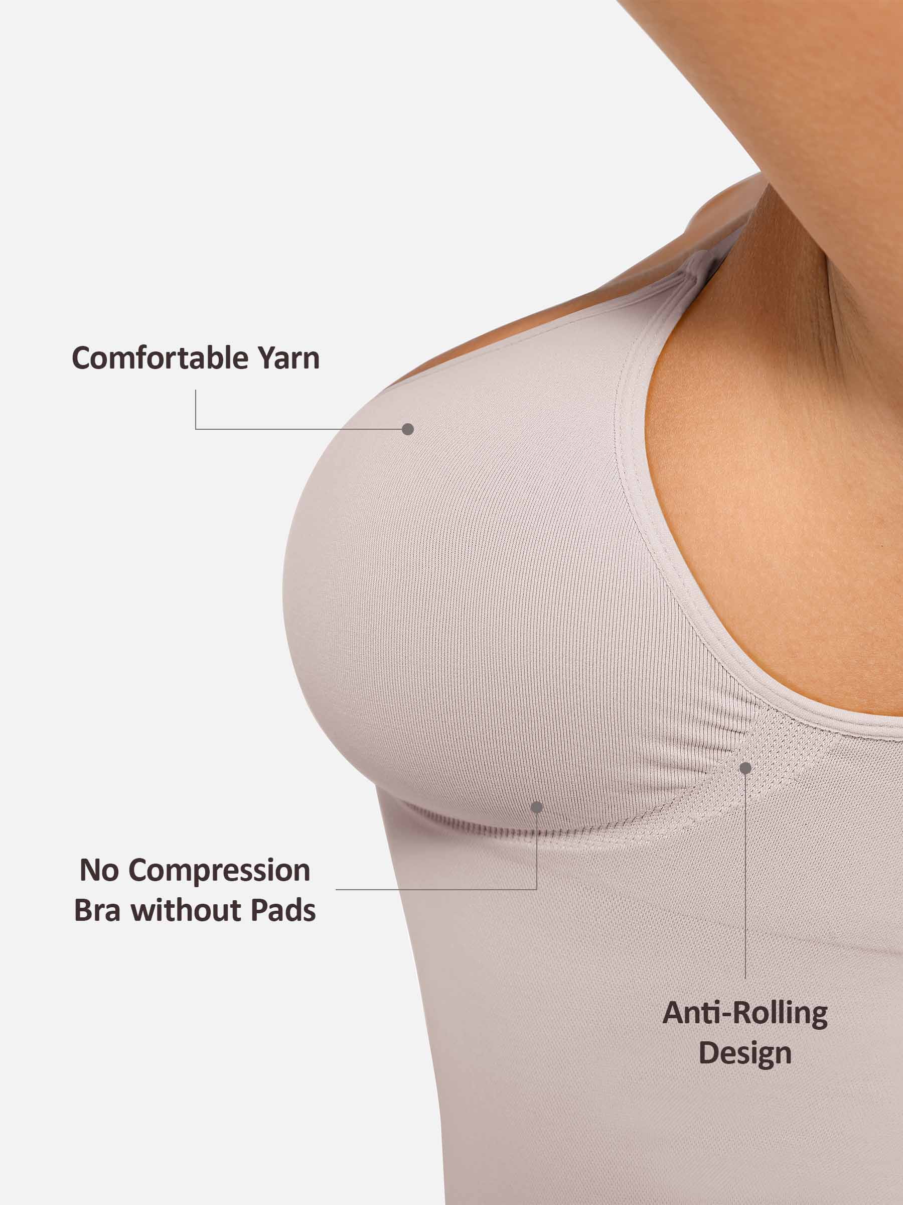 Bust Support Waist and Abdomen Control Shape Tank Top Vest