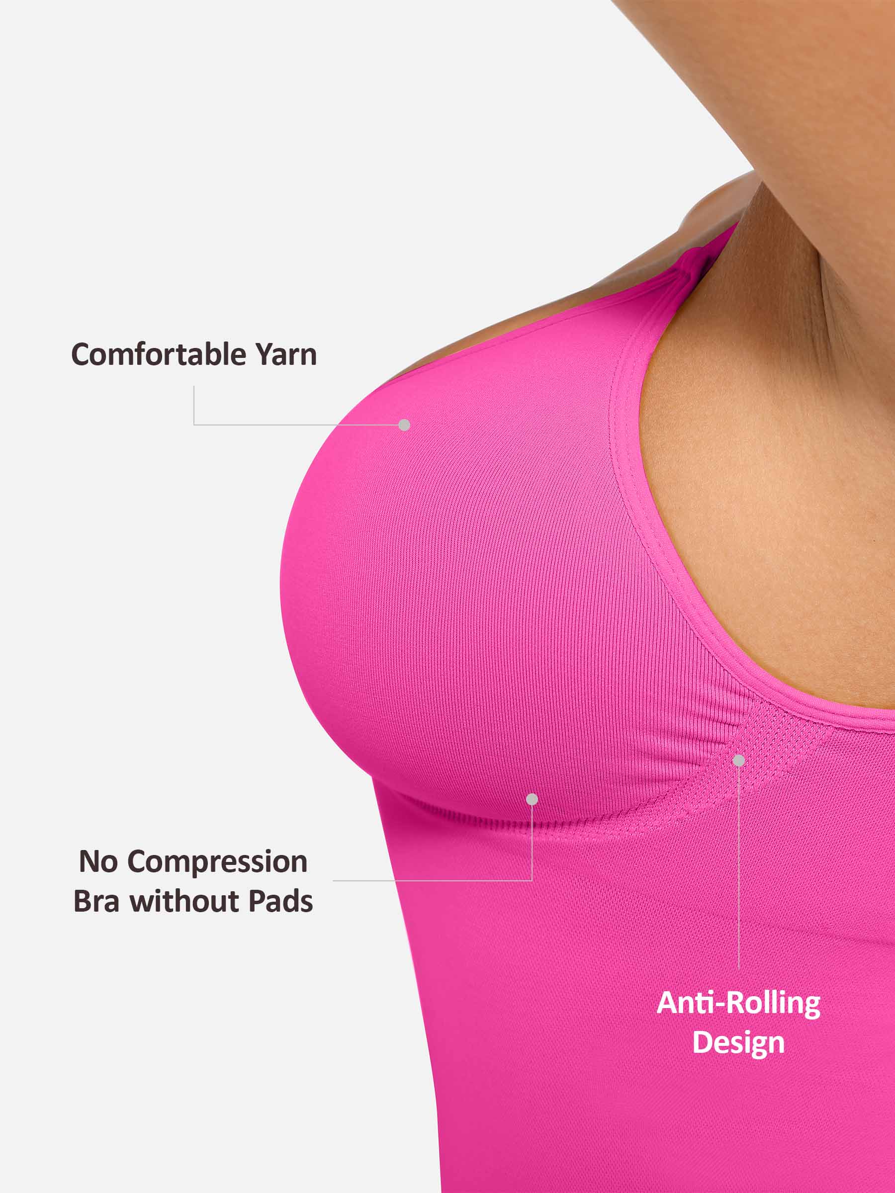 Bust Support Waist and Abdomen Control Shape Tank Top Vest