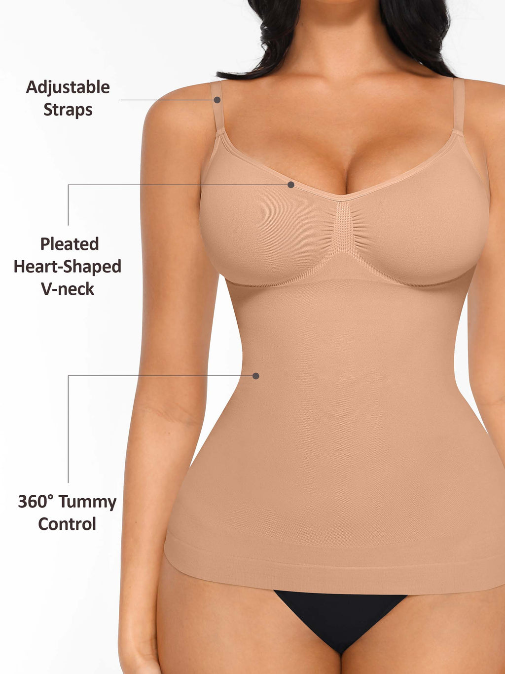 Bust Support Waist and Abdomen Control Shape Tank Top Vest