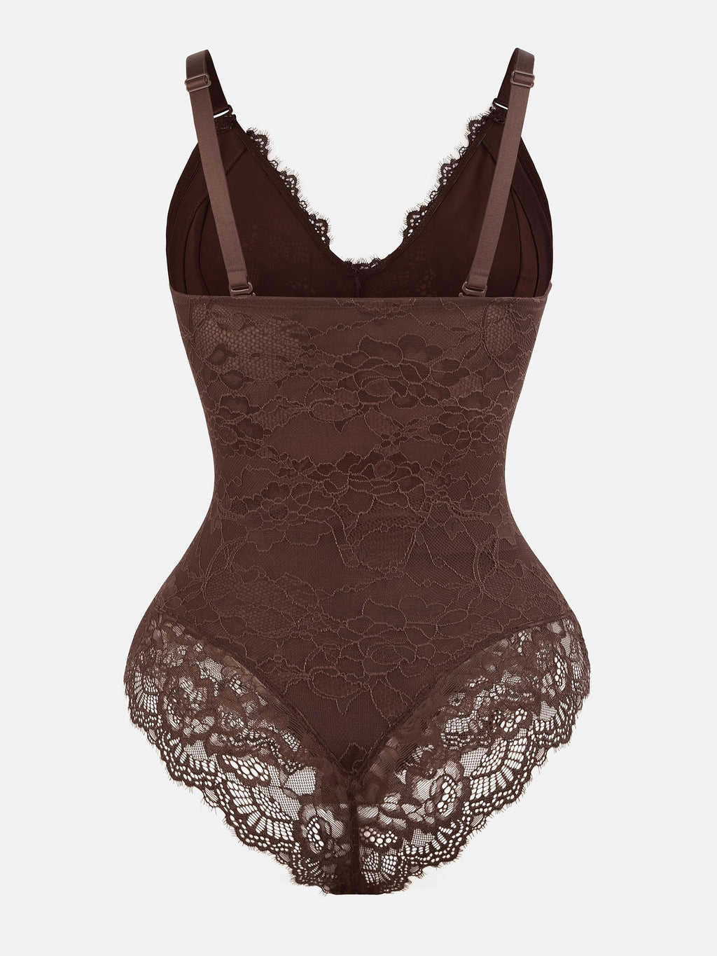 Lya wear Lace V Neck Full Bodysuit