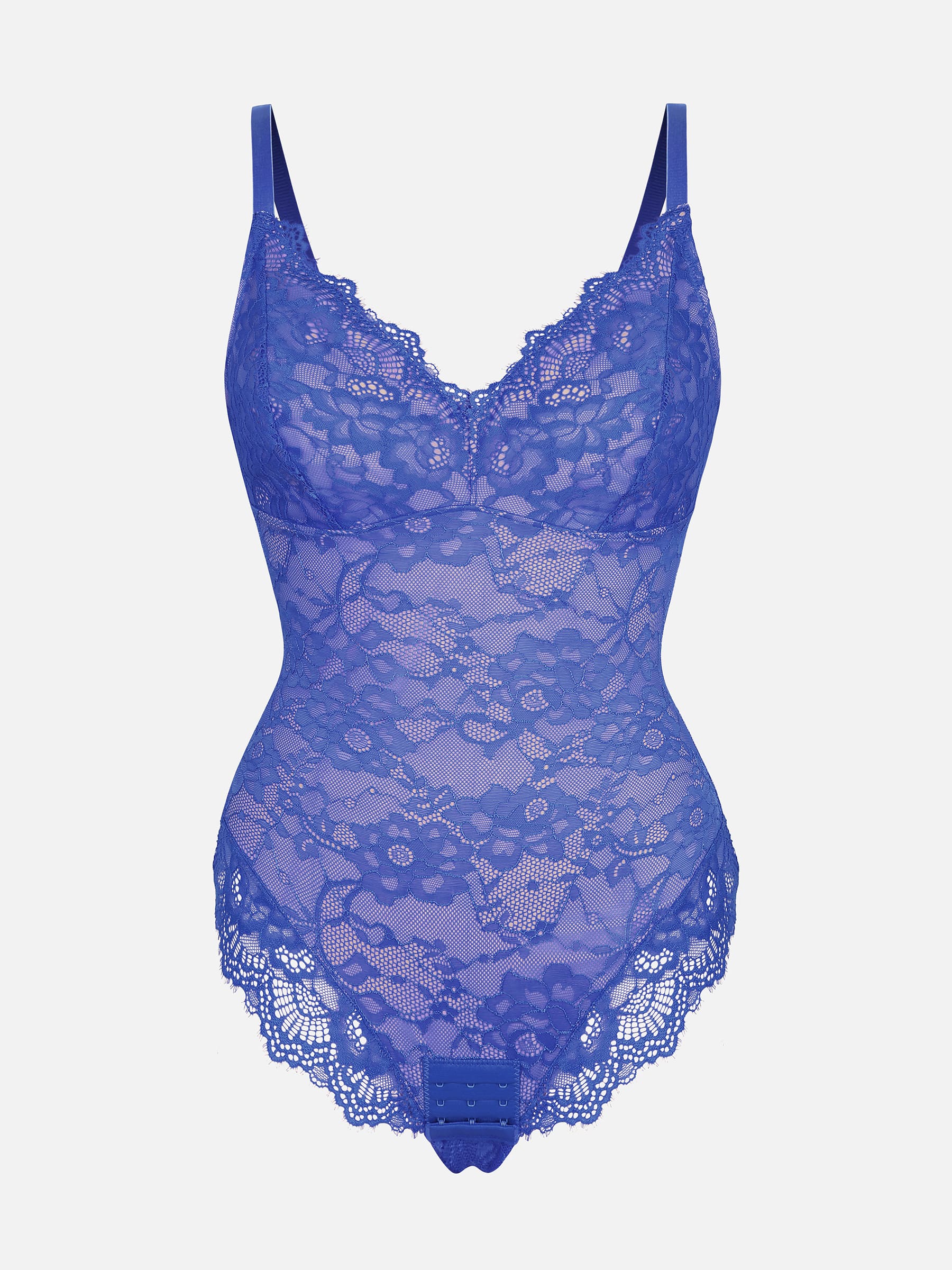 Lya wear Lace V Neck Full Bodysuit