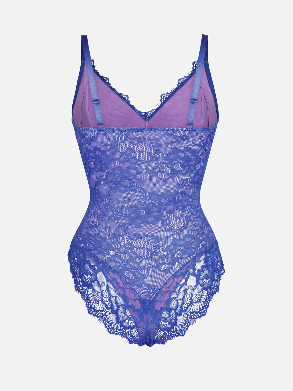 Lya wear Lace V Neck Full Bodysuit