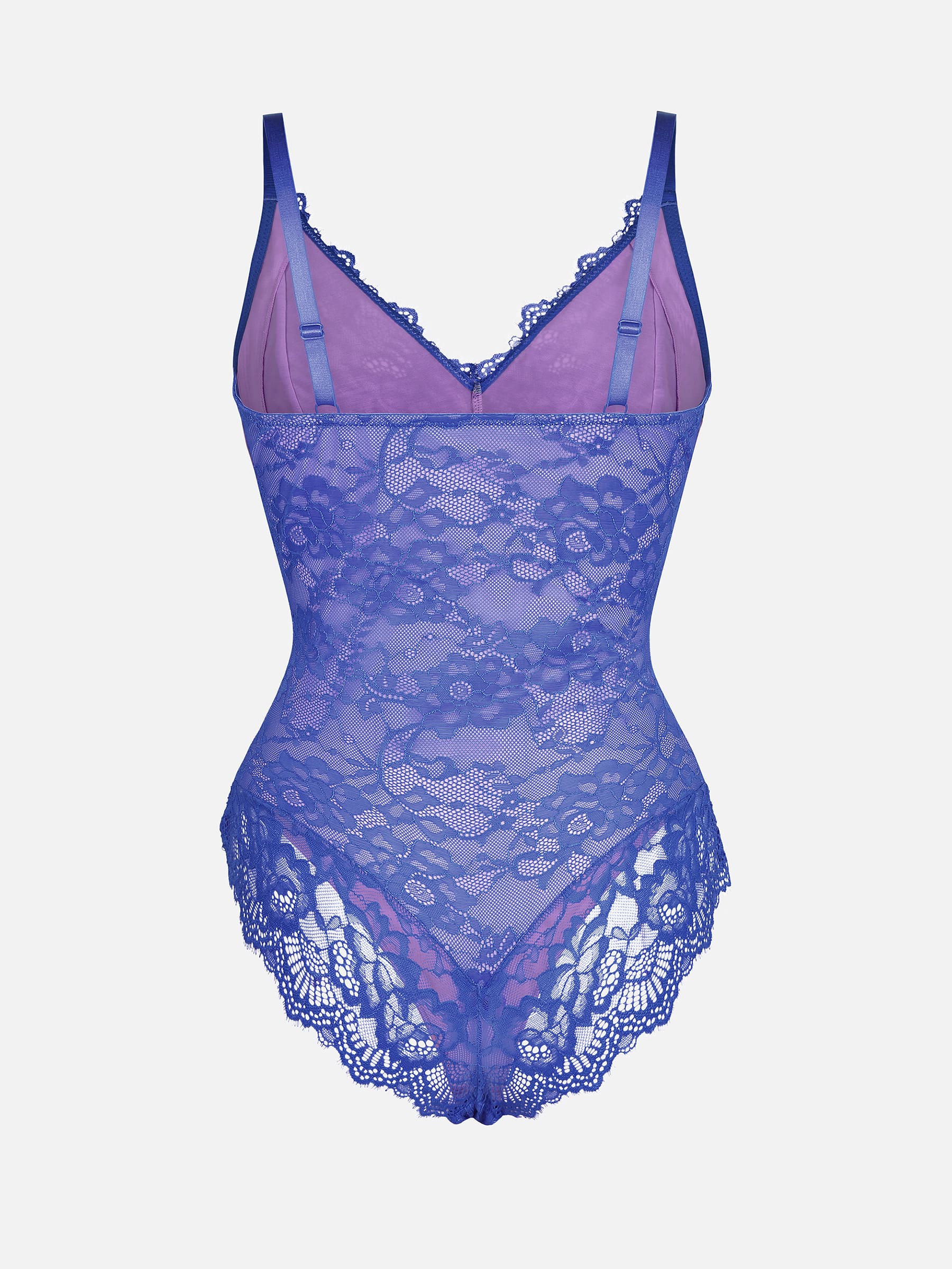 Lya wear Lace V Neck Full Bodysuit