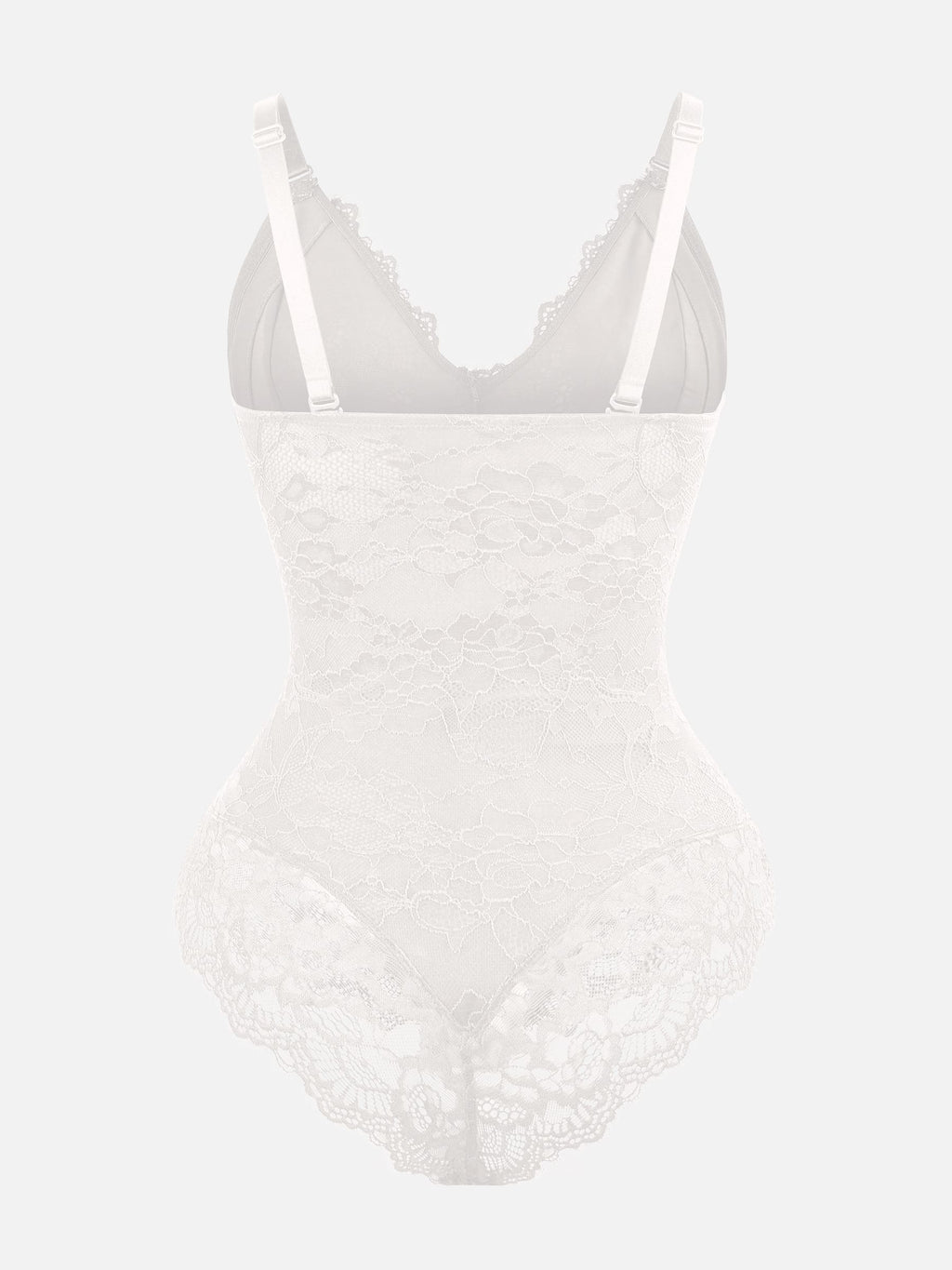 Lya wear Lace V Neck Full Bodysuit
