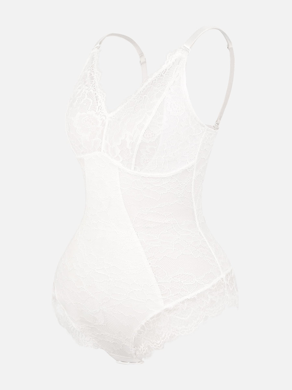 Lya wear Lace V Neck Full Bodysuit
